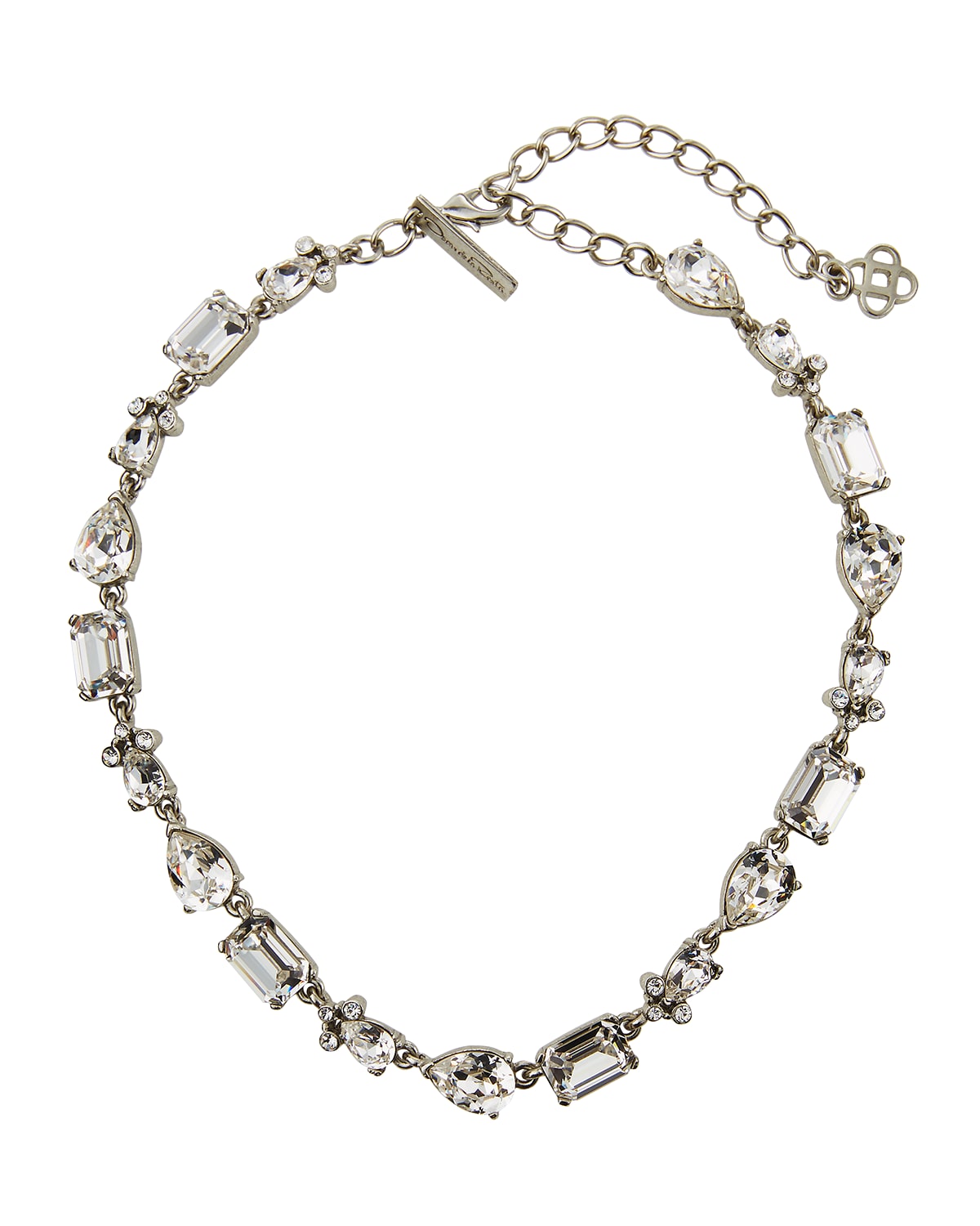 Oscar de la Renta Crystal Signet Ring in Crystal main image 0