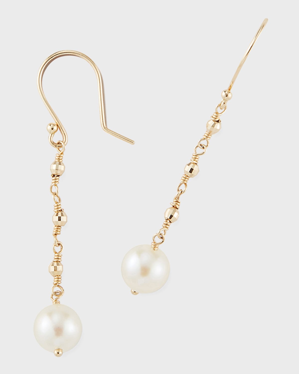 Mizuki 14k Gold Freshwater Pearl Earrings Neiman Marcus