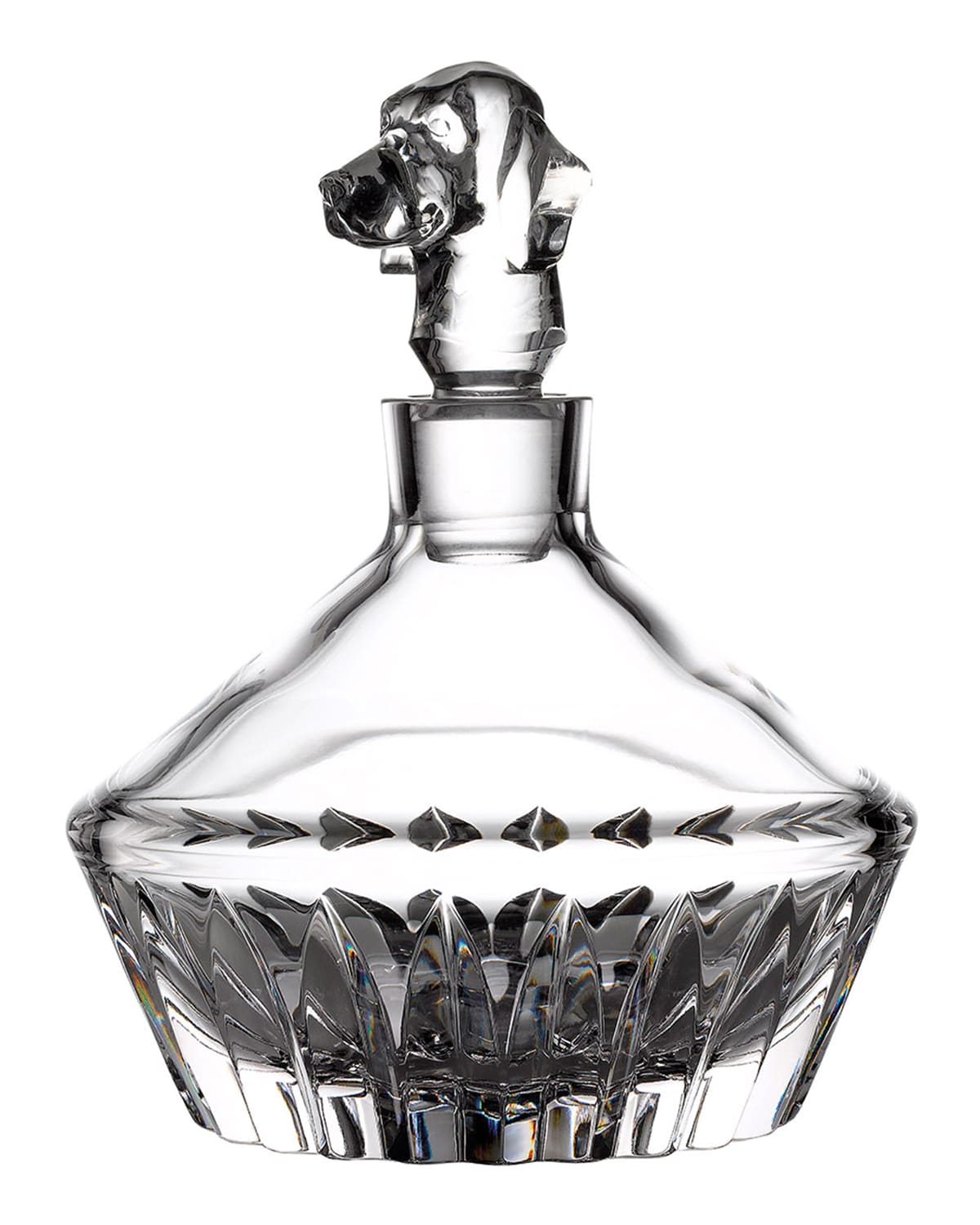 Waterford Crystal Irish Dogs Terrier Decanter Neiman Marcus