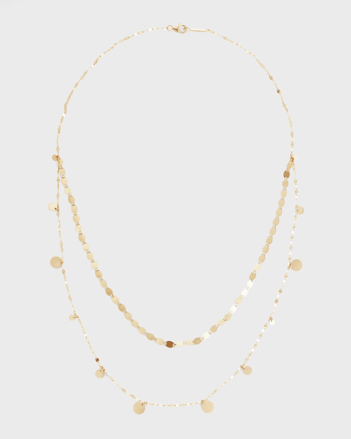 LANA 14k Nude 6Strand Layering Necklace Neiman Marcus