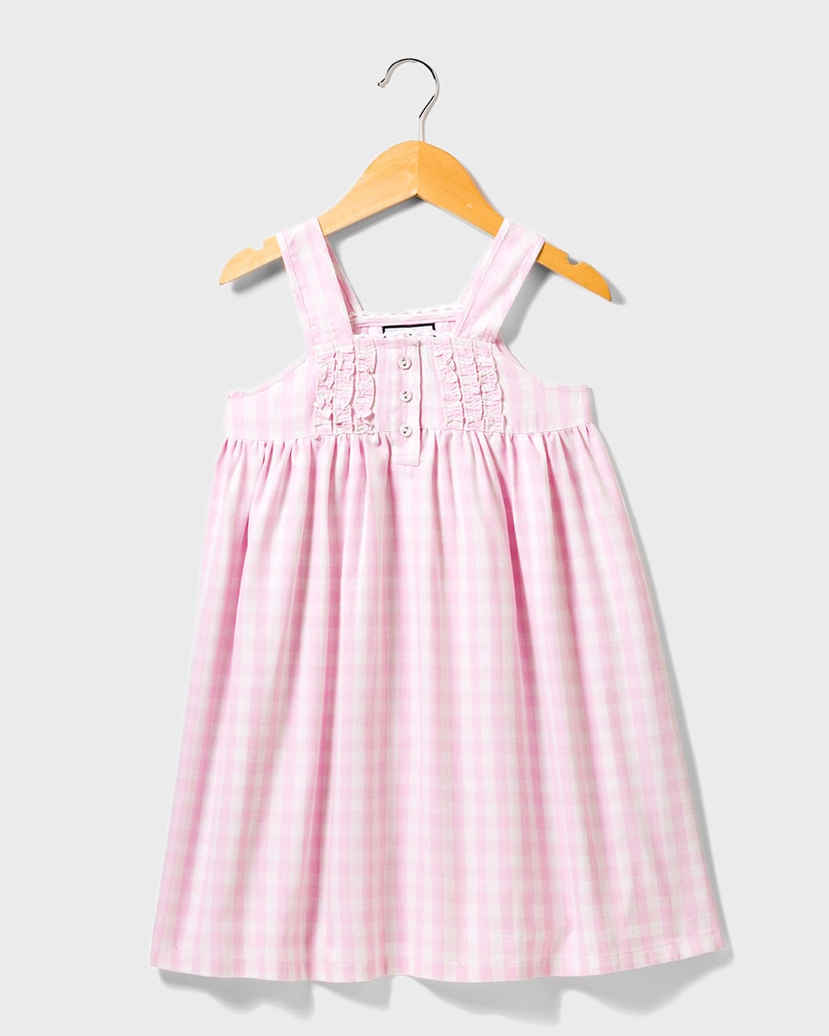 Petite Plume Kid's Charlotte Seersucker Ruffle Nightgown, Size 6M-14 ...