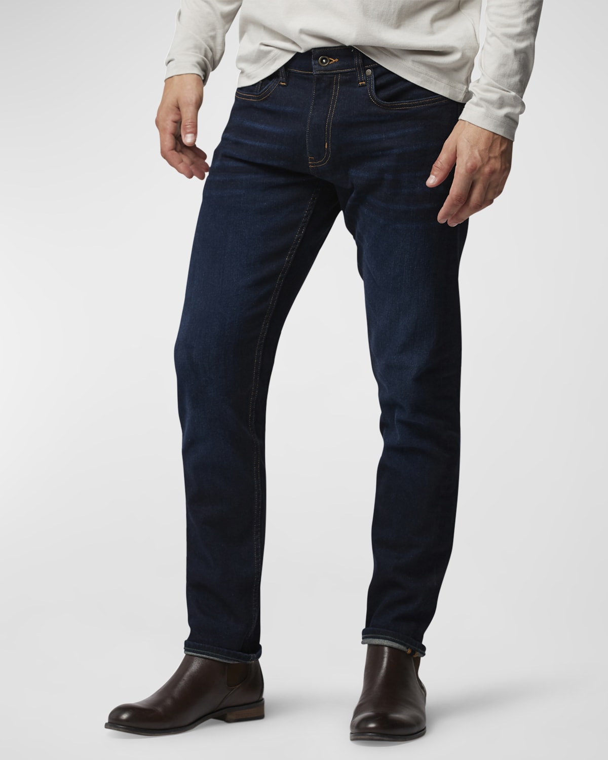 Ralph Lauren Purple Label Men's Straight Denim Jeans | Neiman Marcus