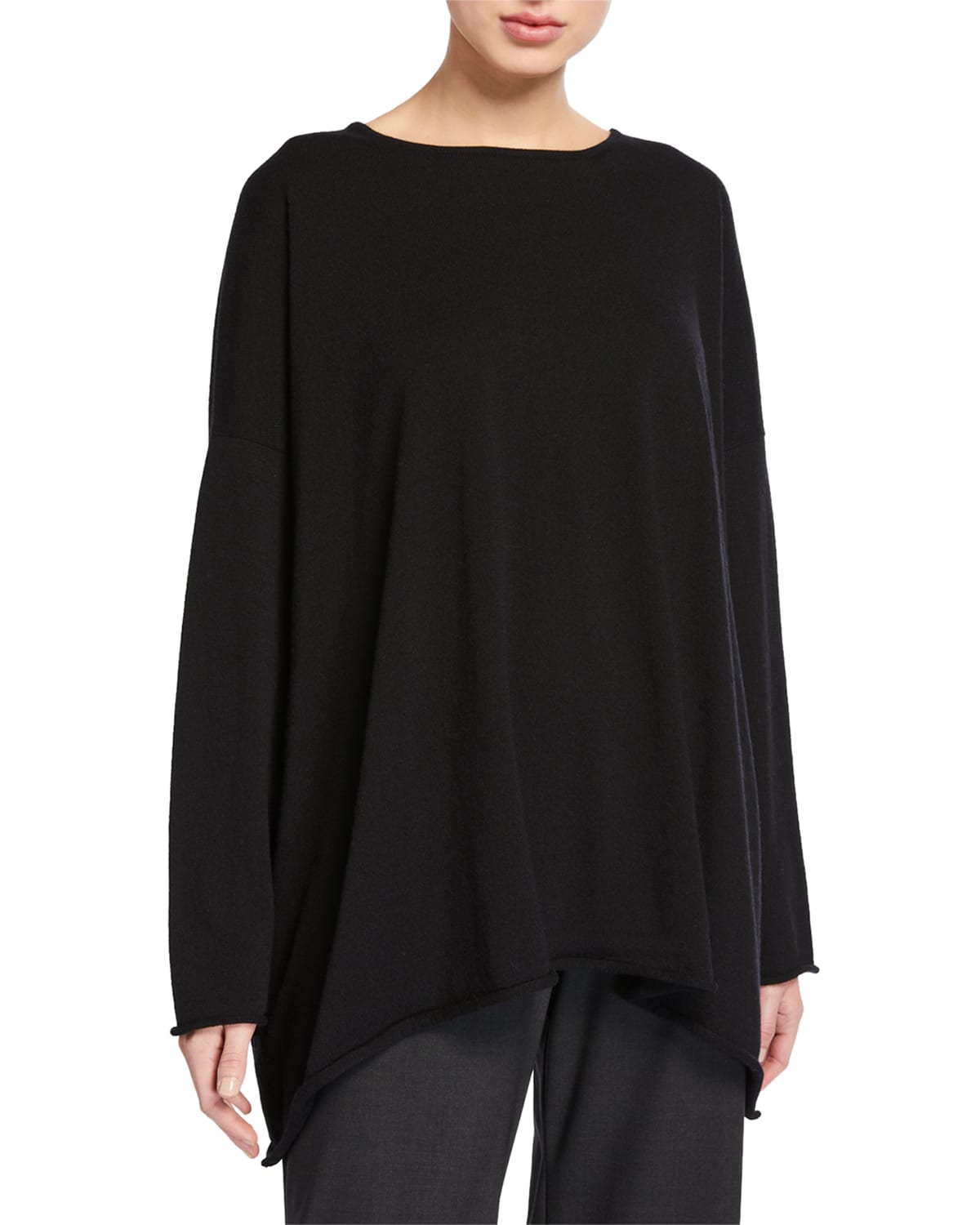 Bassiri Long Sleeve Collar Neck Cognac Sweater 640