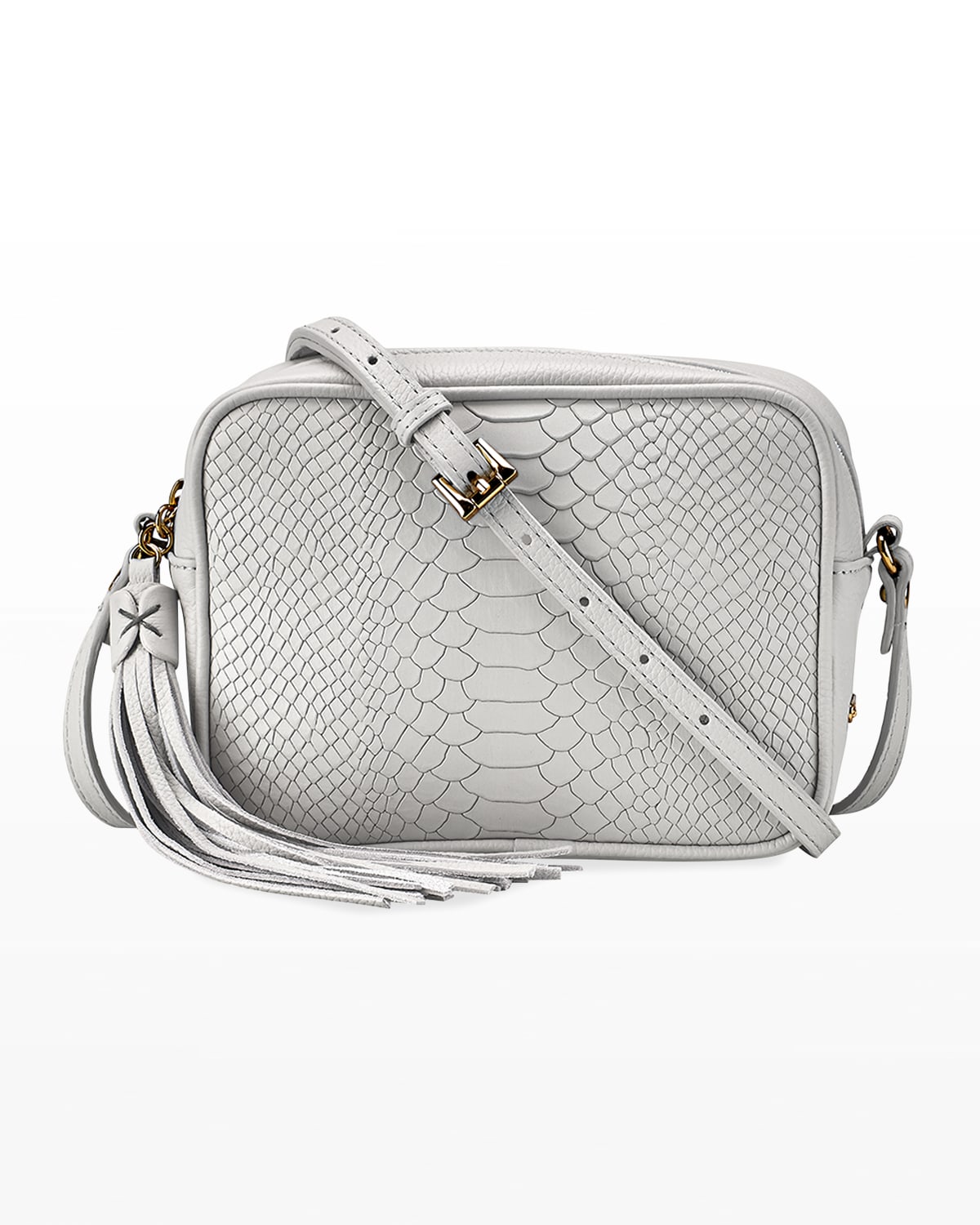 Gigi New York All In One Python-Embossed Clutch Bag | Neiman Marcus