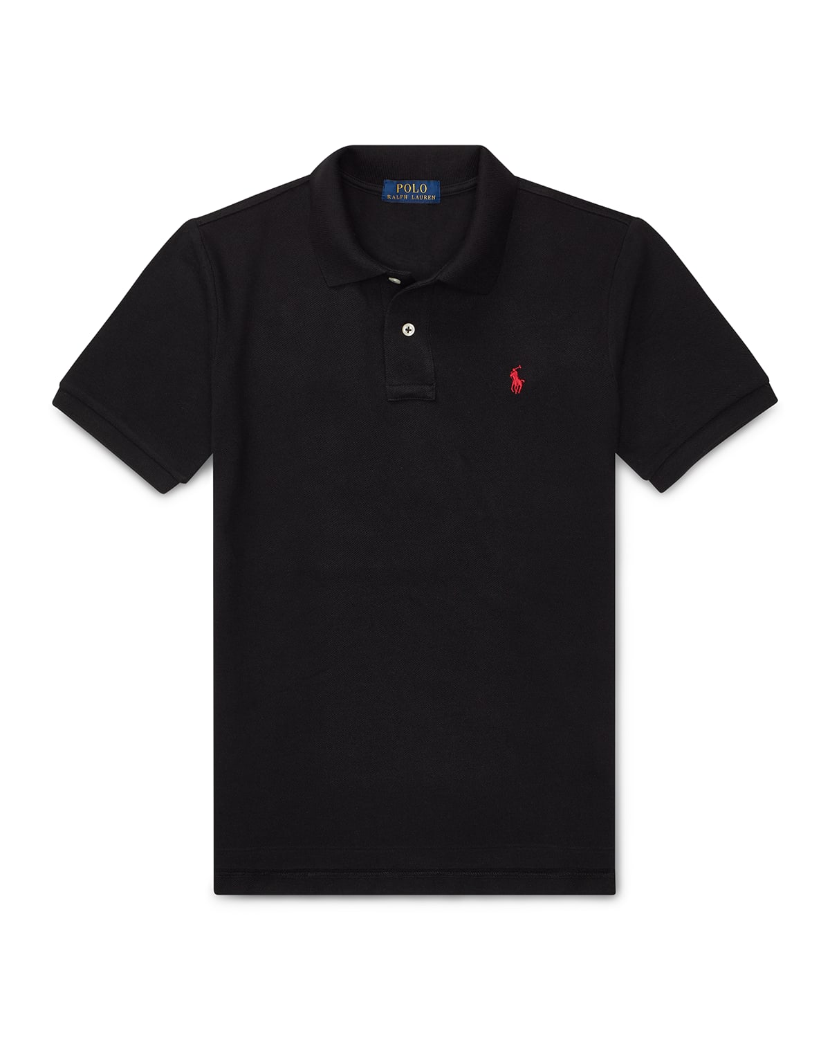 Ralph Lauren Childrenswear Boy's Short-Sleeve Logo Embroidery Polo ...