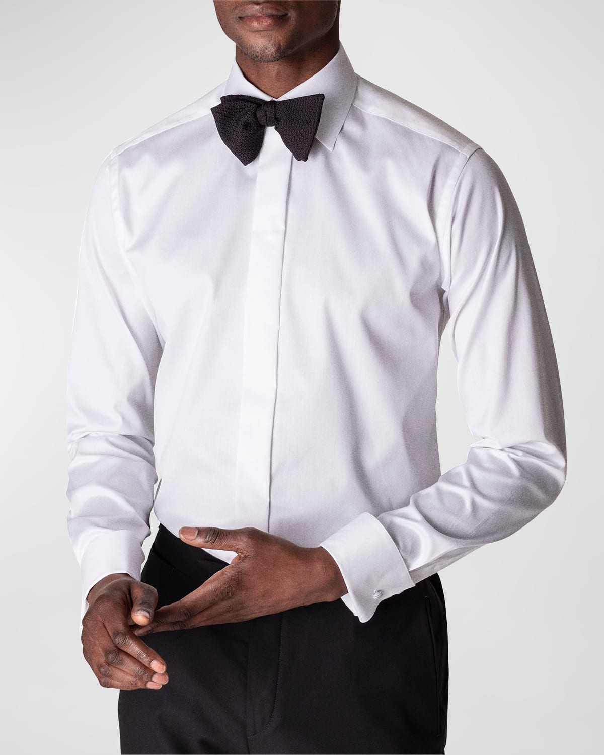 Eton Men's Slim Fit Plisse Formal Shirt | Neiman Marcus