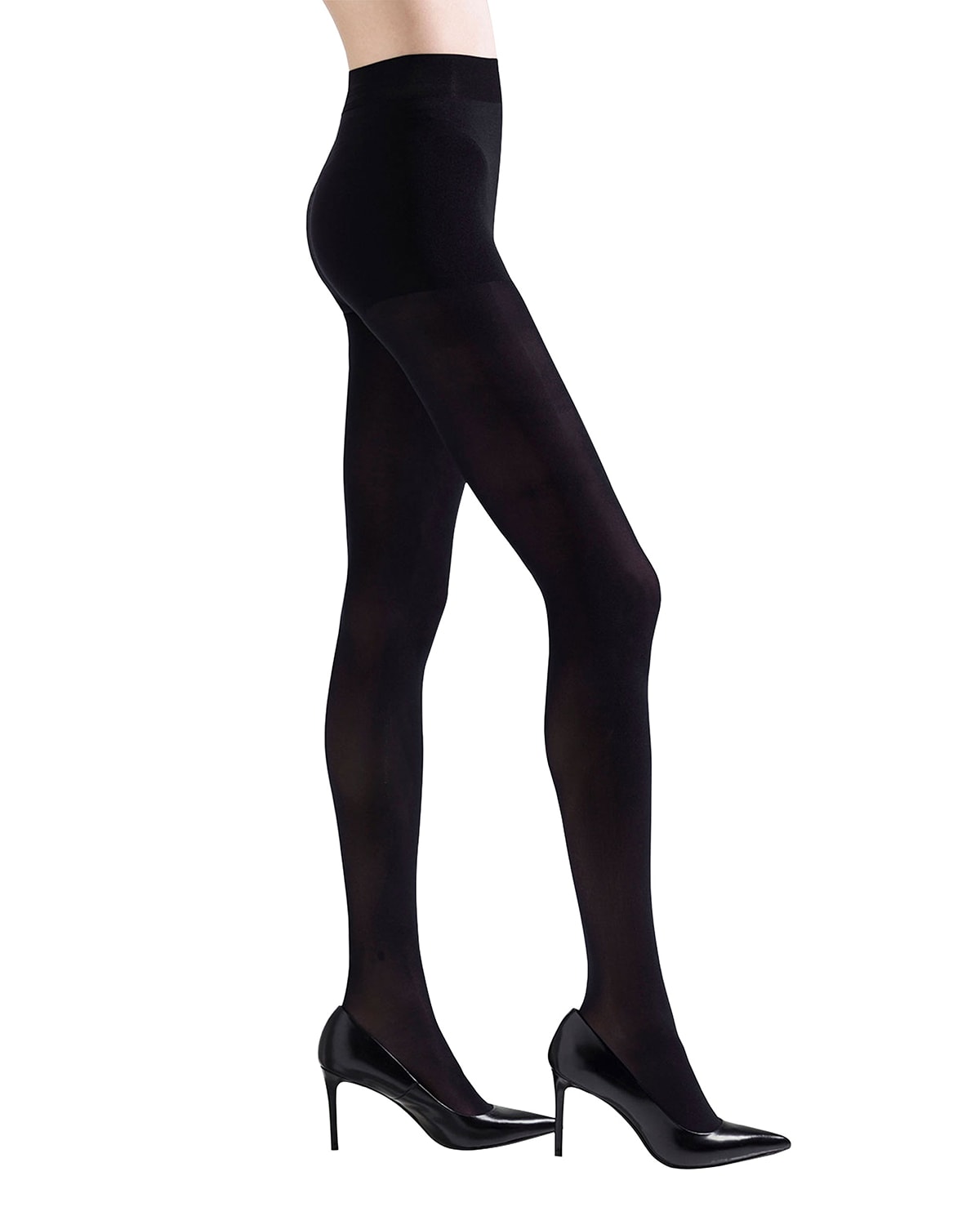 Natori Velvet Touch Opaque ControlTop Tights Neiman Marcus