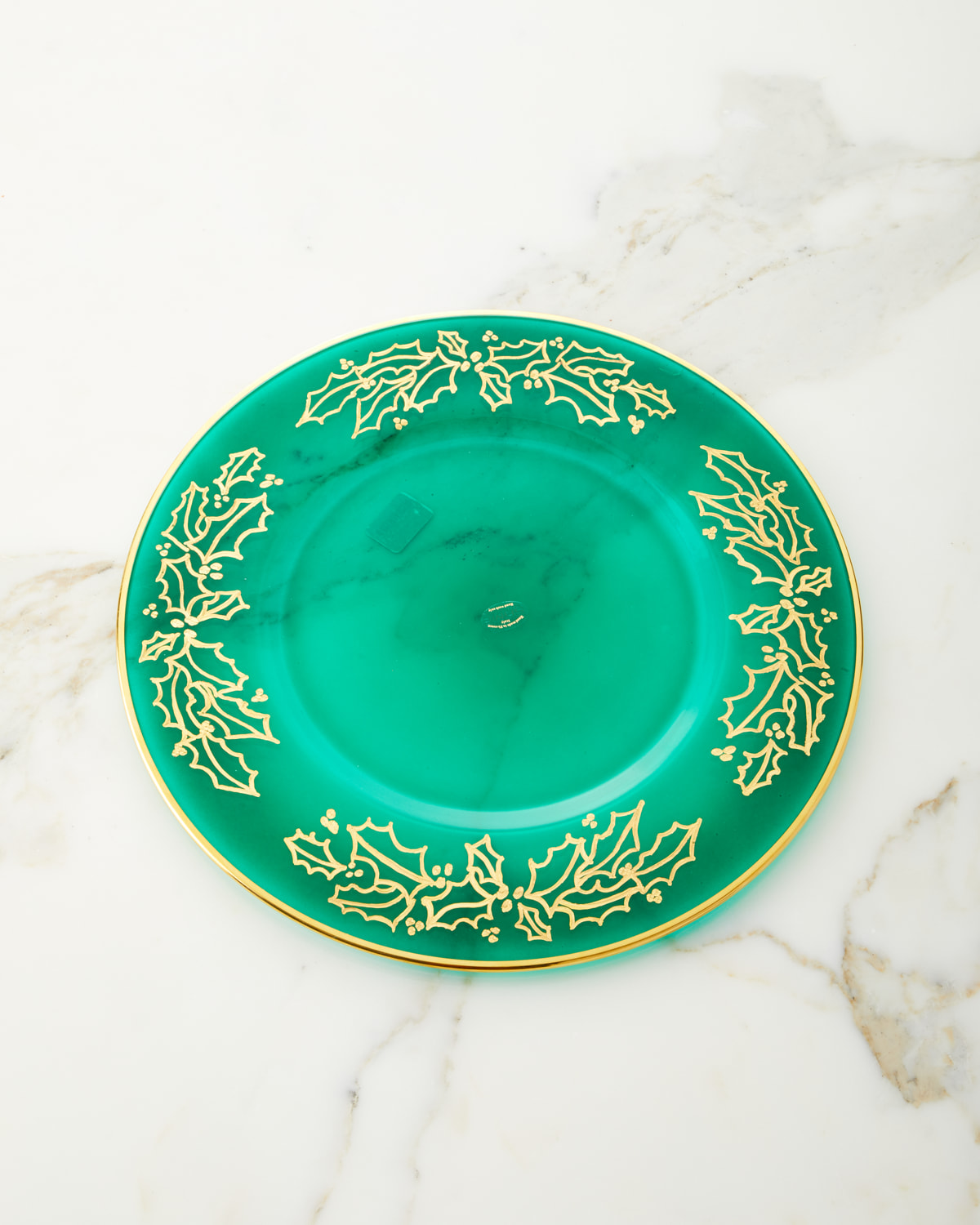 Neiman Marcus Hand Painted Holiday Bread Plates, Set of 4 Neiman Marcus