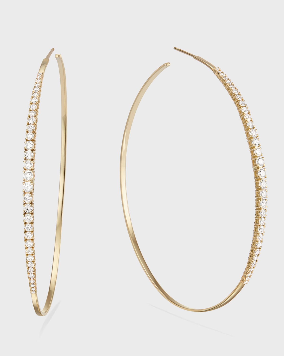 LANA Solo Diamond Hoop Earrings | Neiman Marcus