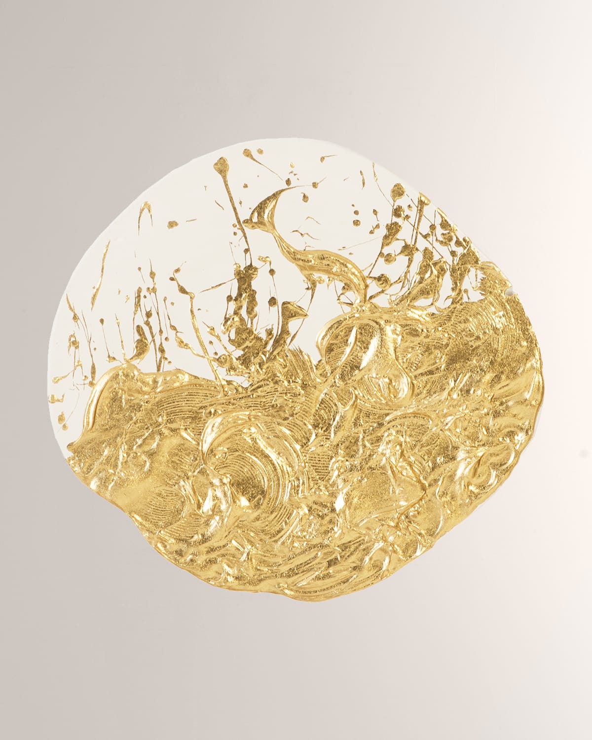 The Phillips Collection Rivulet Gold Leaf Wall Tile | Neiman Marcus