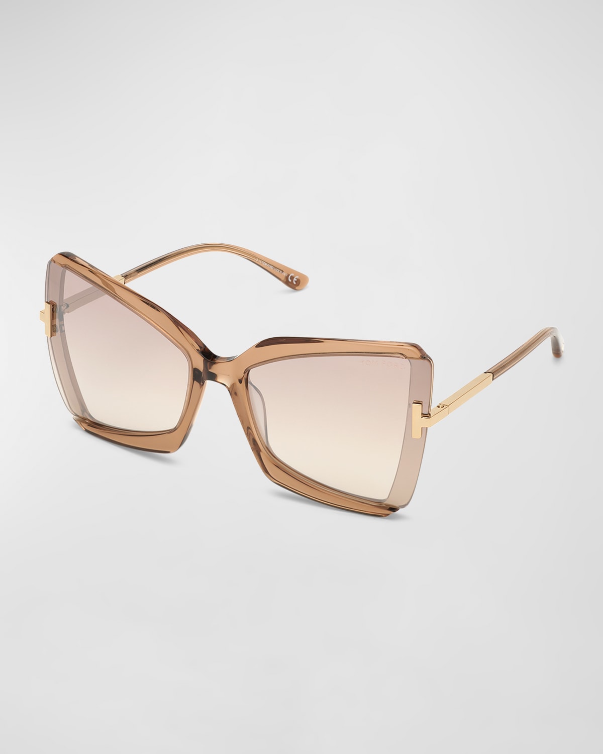 TOM FORD Julia Gradient Acetate Sunglasses | Neiman Marcus