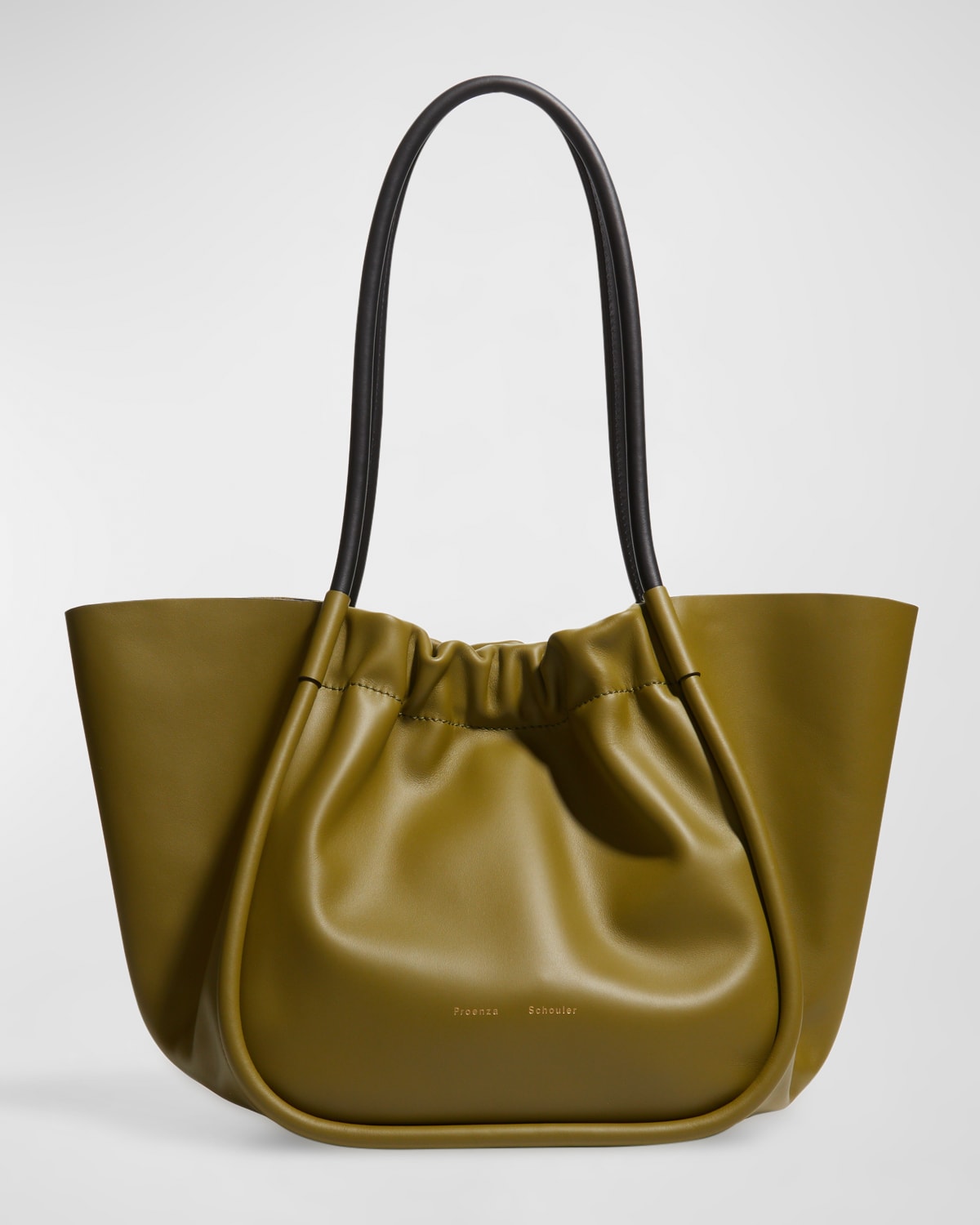 Valentino Garavani Vlogo Large Canvas/Leather Tote Bag | Neiman Marcus