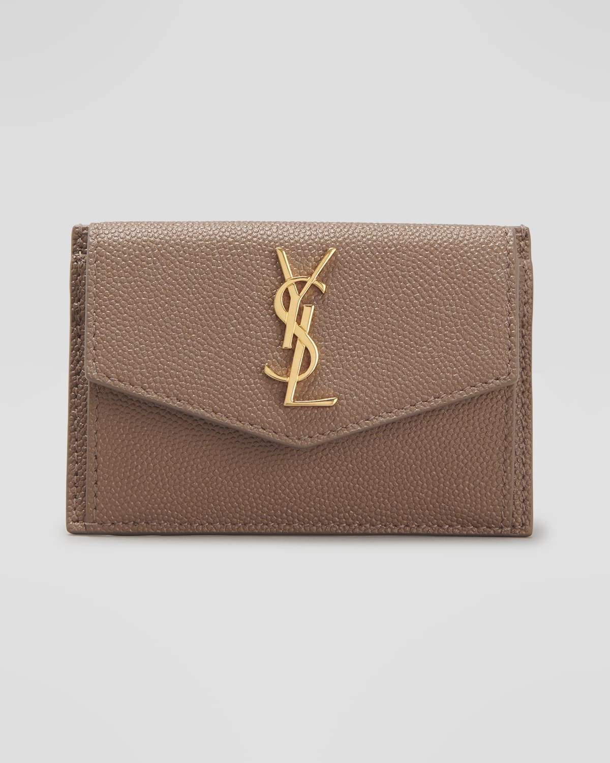 Saint Laurent YSL Leather Envelope Wallet | Neiman Marcus