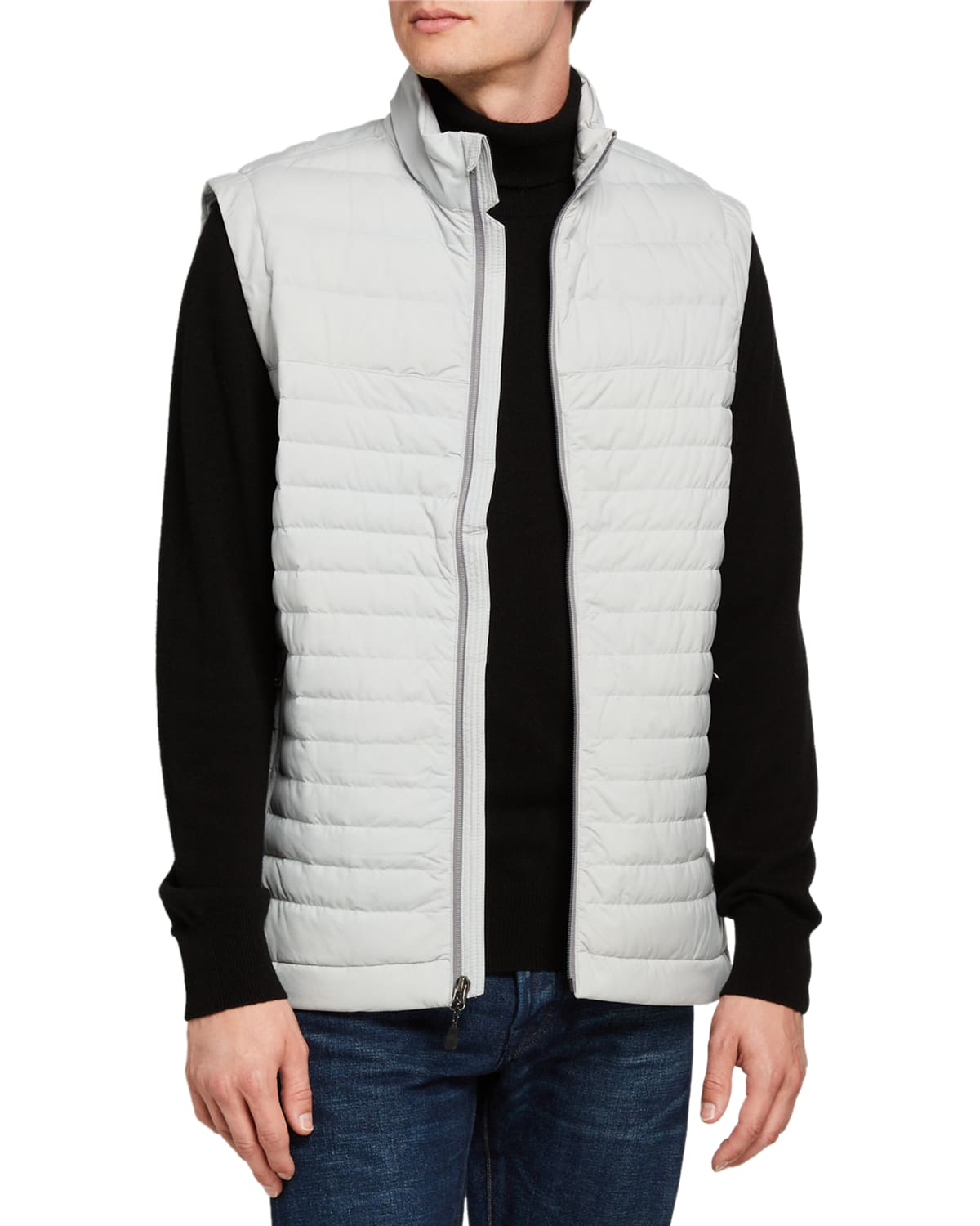 men down puffer vest