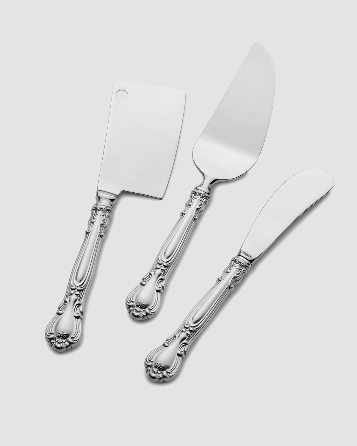 Spode Woodland Cheese Knife & 6 Spreaders Neiman Marcus