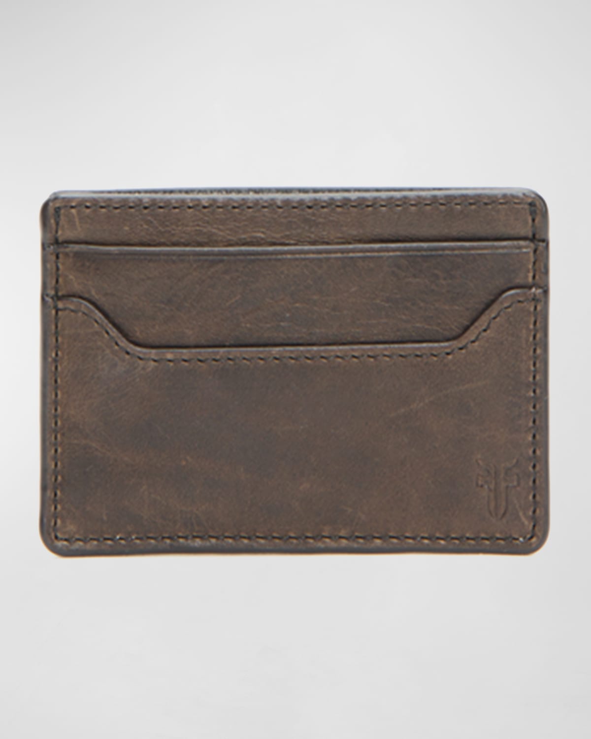 Frye Logan Leather Card Case with Money Clip Neiman Marcus