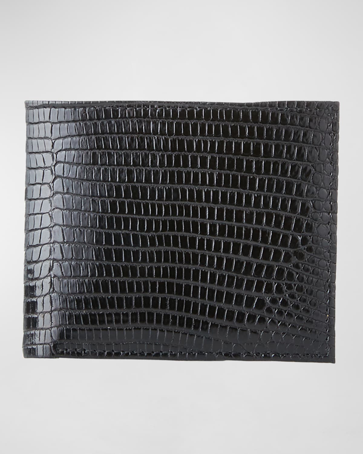 Abas Men's Lizard Leather Bifold Wallet Neiman Marcus