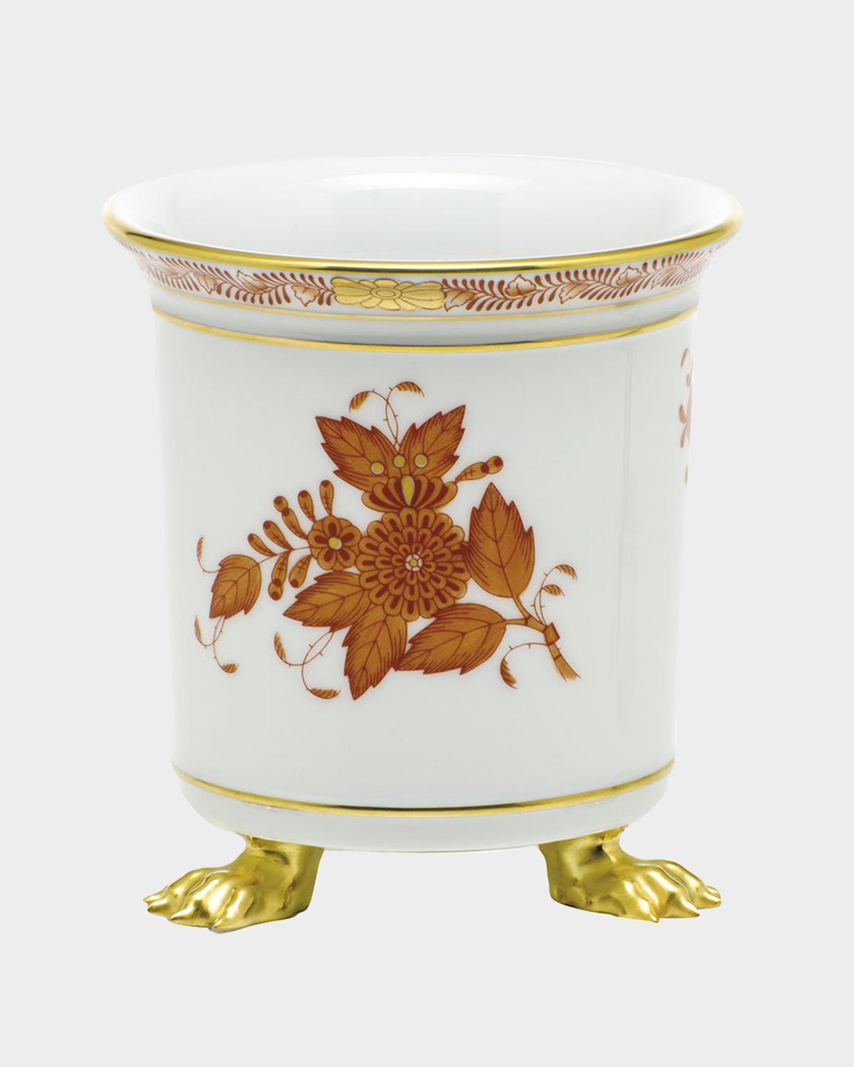 Herend Chinese Bouquet Rust Mini Cache Pot | Neiman Marcus