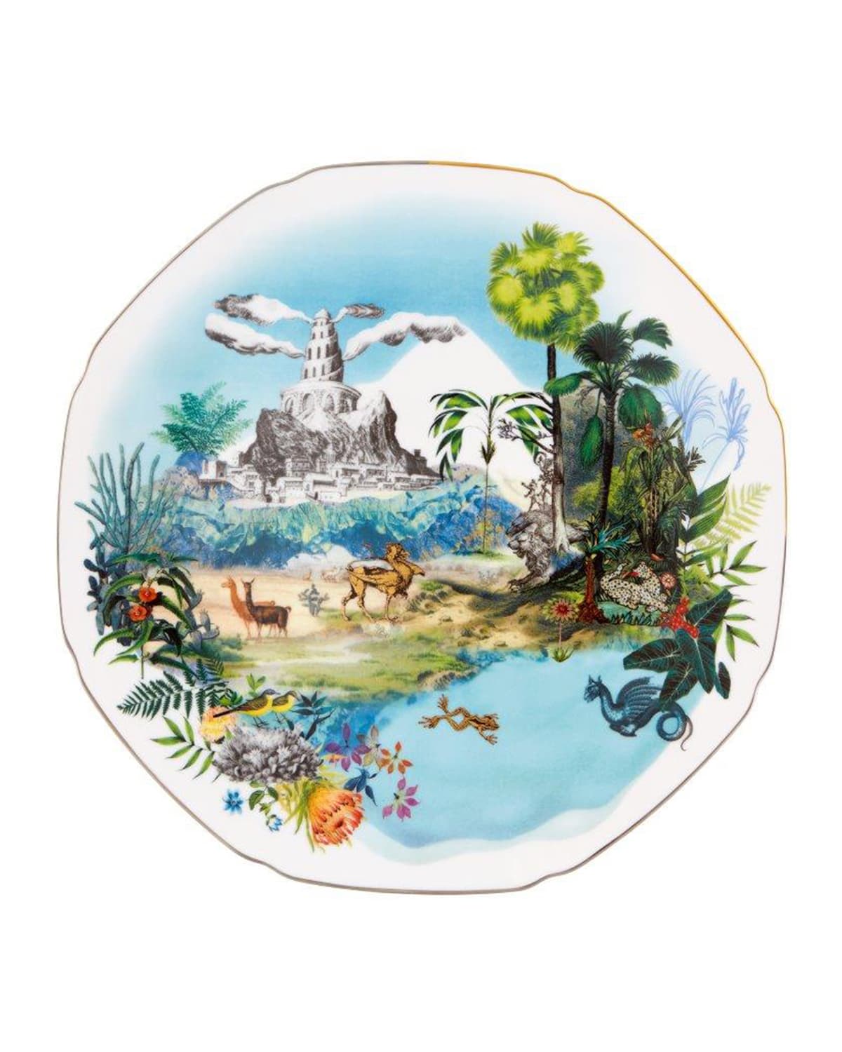 Christian LaCroix X Vista Alegre Paseo Butter Dish Neiman Marcus