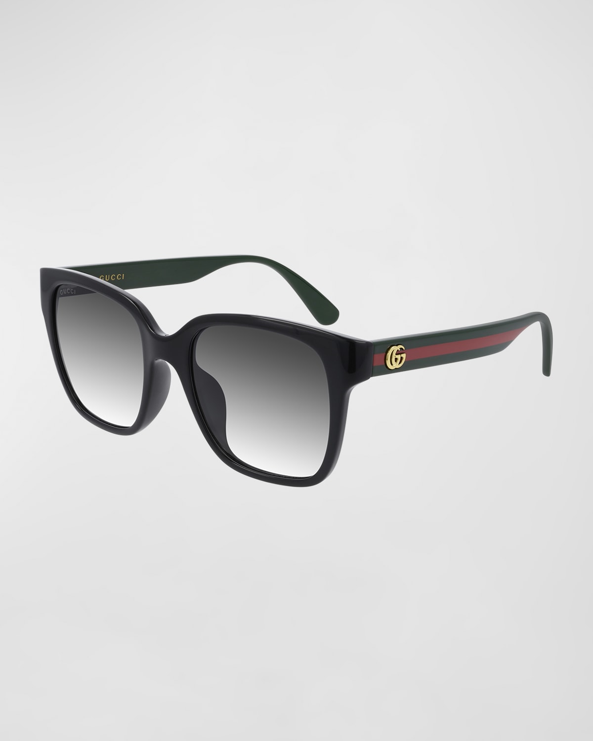 Gucci Square Metal Sunglasses Neiman Marcus