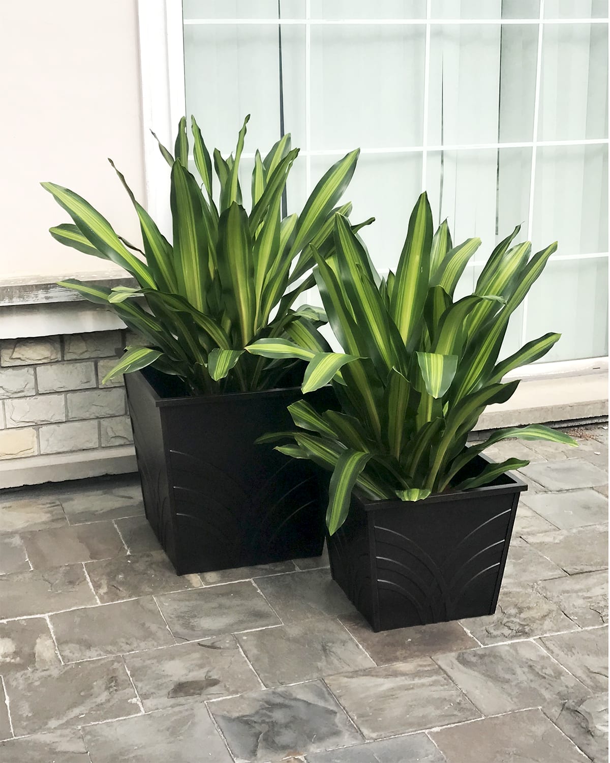Hanamint Tuscany Outdoor 2-Pack Planter Boxes, 18