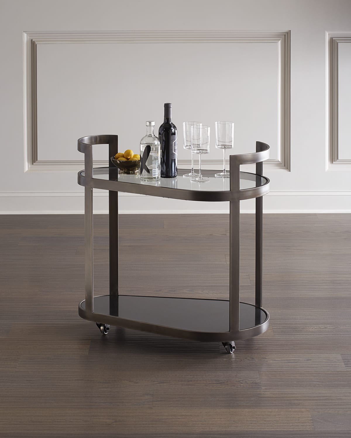 Arteriors Trainor Bar Cart Neiman Marcus