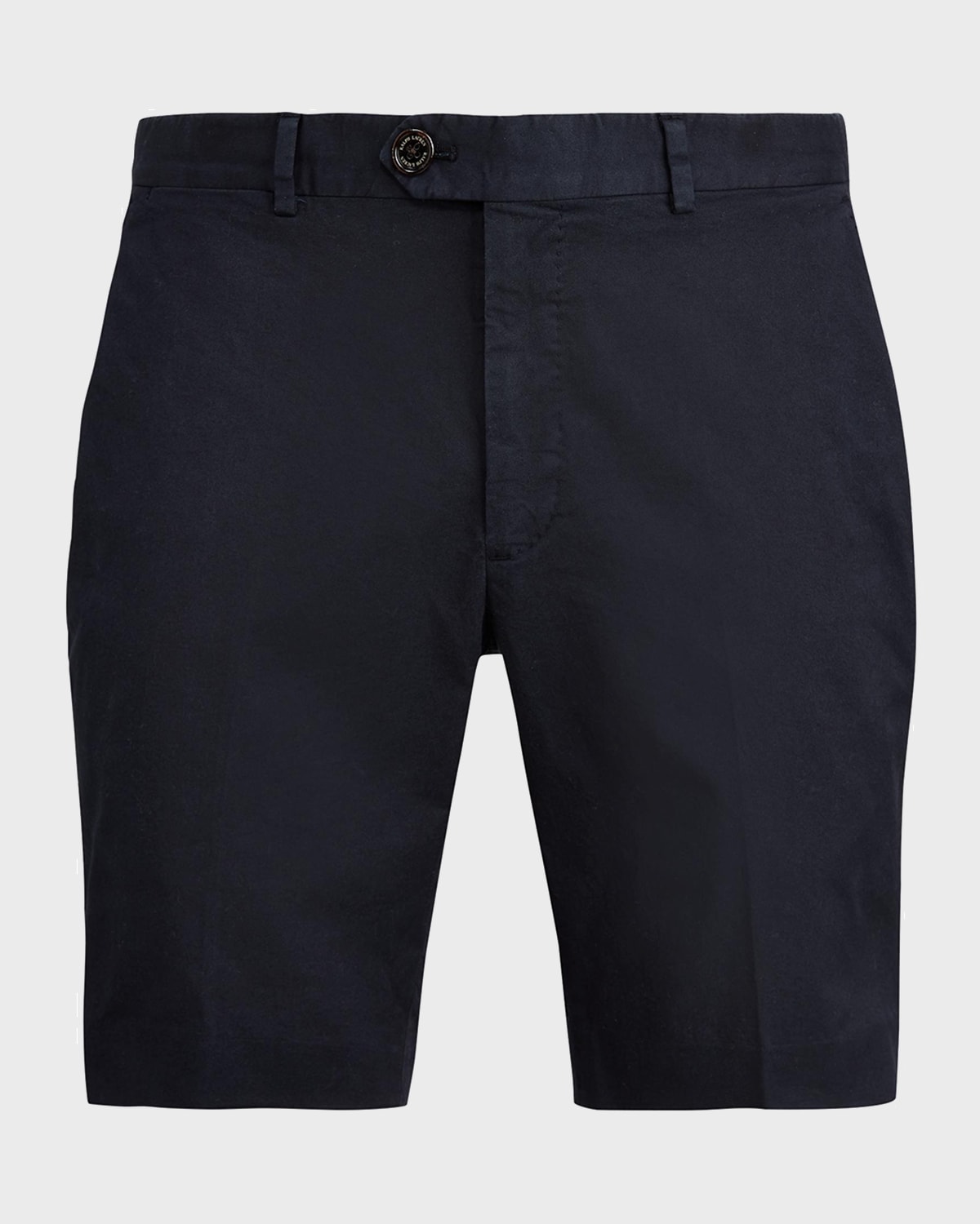 Ralph Lauren Purple Label Men's Eaton Cotton-Stretch Shorts | Neiman Marcus
