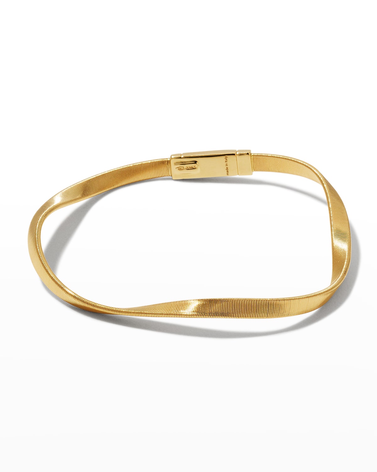 Marco Bicego Marrakech 18K Yellow Gold Twisted Bracelet with Diamonds