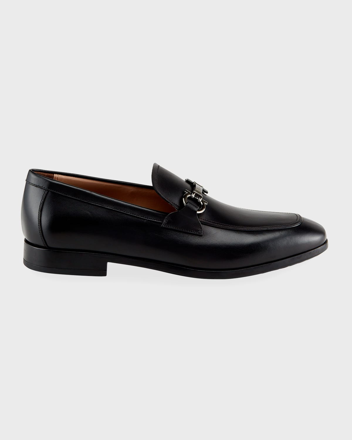 asten gancini bit leather loafers