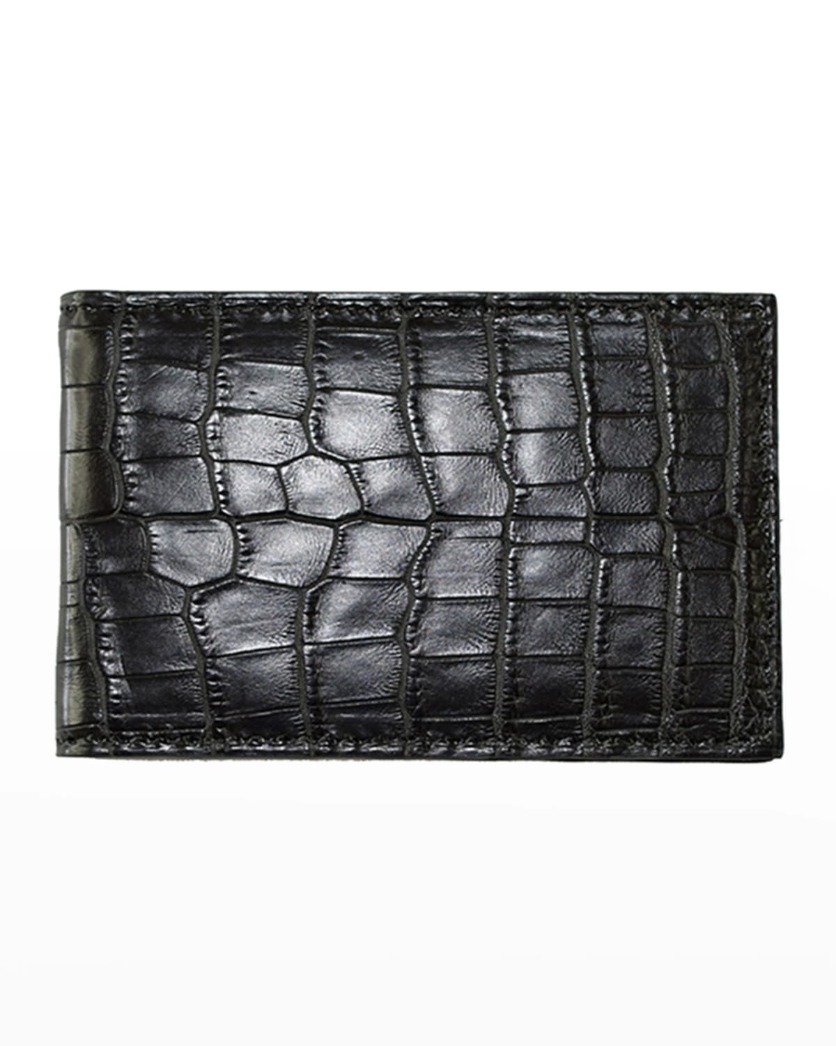 Il Bisonte Men's Leather Bifold Wallet w/ Money Clip Neiman Marcus