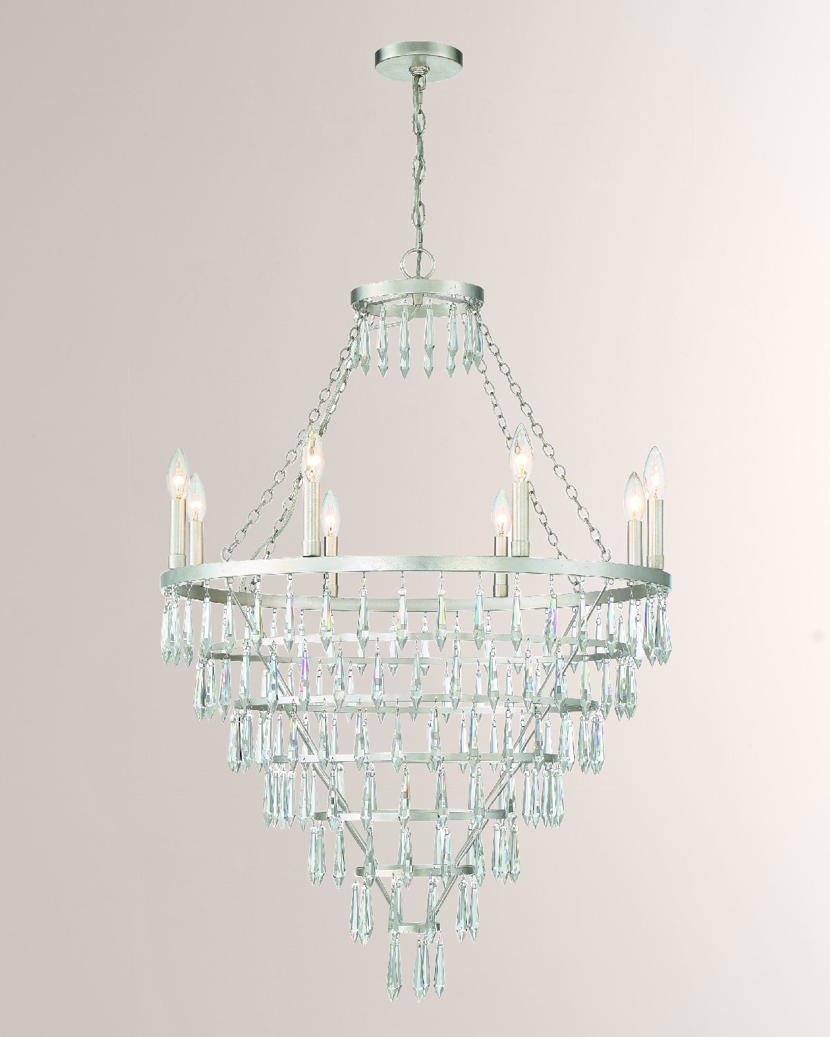 Crystorama Fiona 4-Light Antique Gold Chandelier | Neiman Marcus