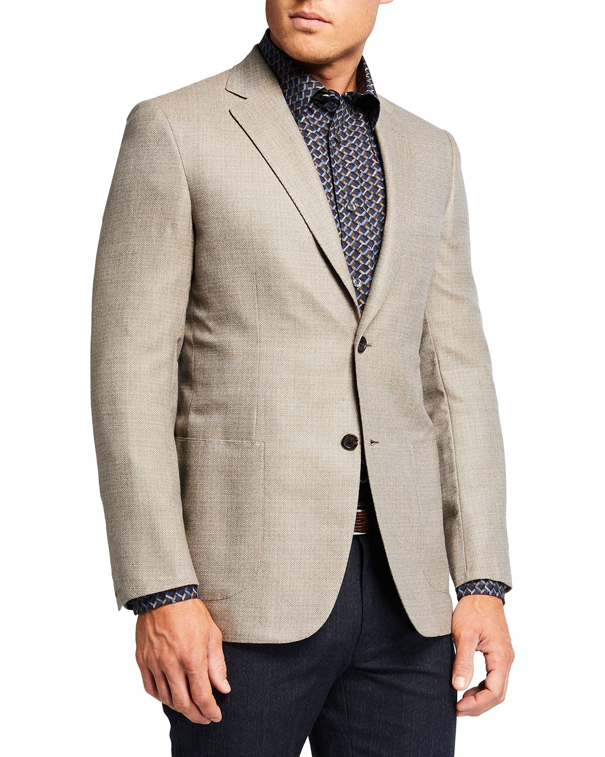 tan sports jacket mens