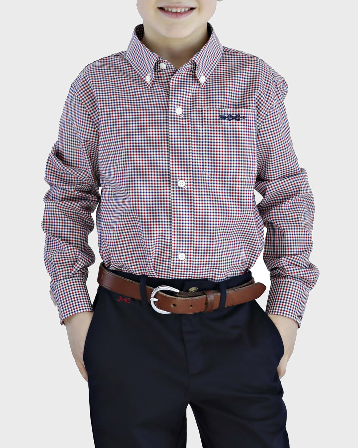 Brown Bowen & Co Bowen Arrow Button Down – Wentworth White