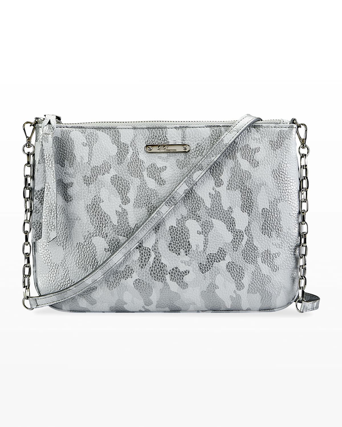 Gigi New York Chelsea Metallic Camo Crossbody Bag | Neiman Marcus