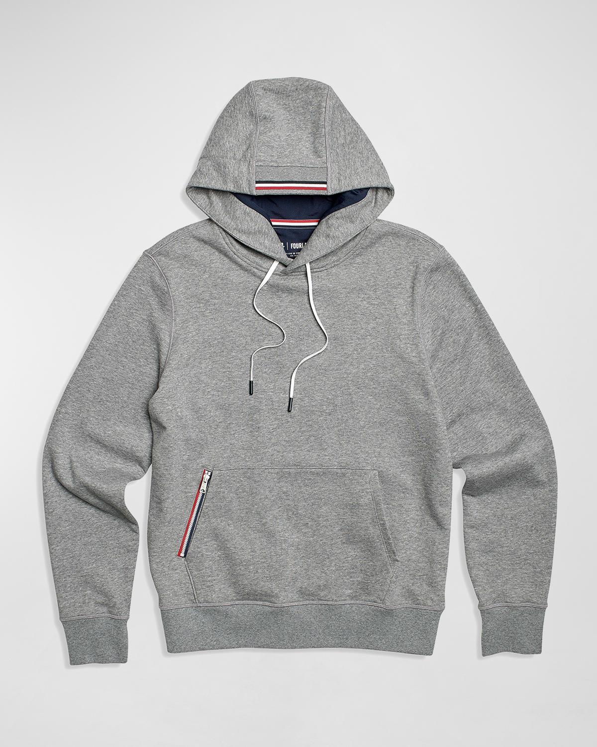 Vince Men's Thermal Knit Hoodie Neiman Marcus