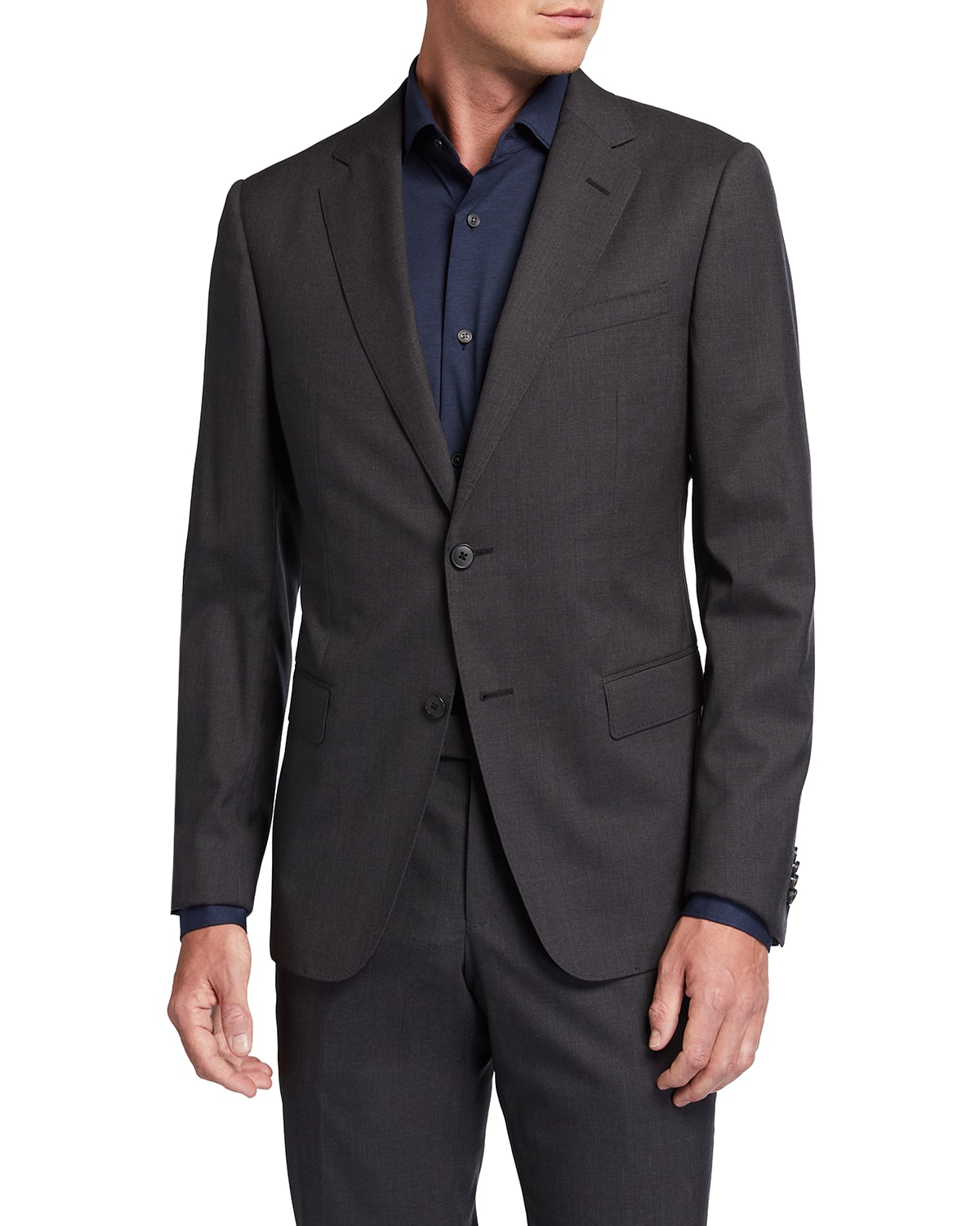 zegna slim fit suit