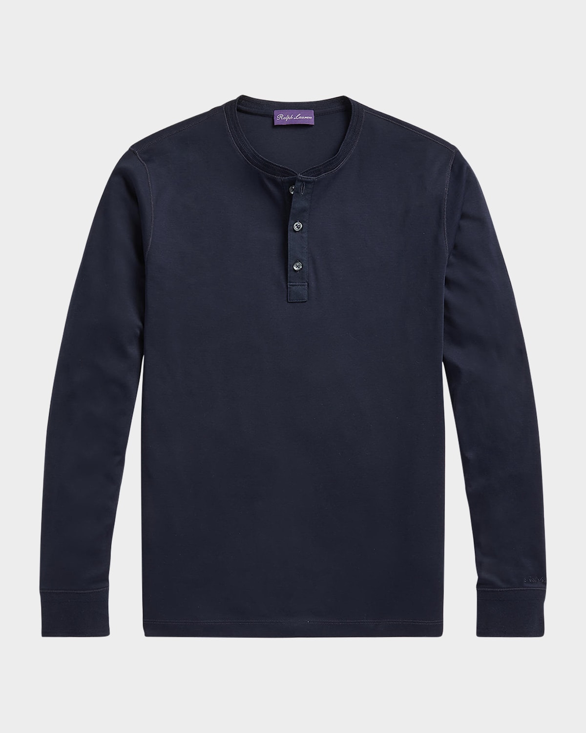Ralph Lauren Purple Label Men's LongSleeve Henley Shirt Neiman Marcus