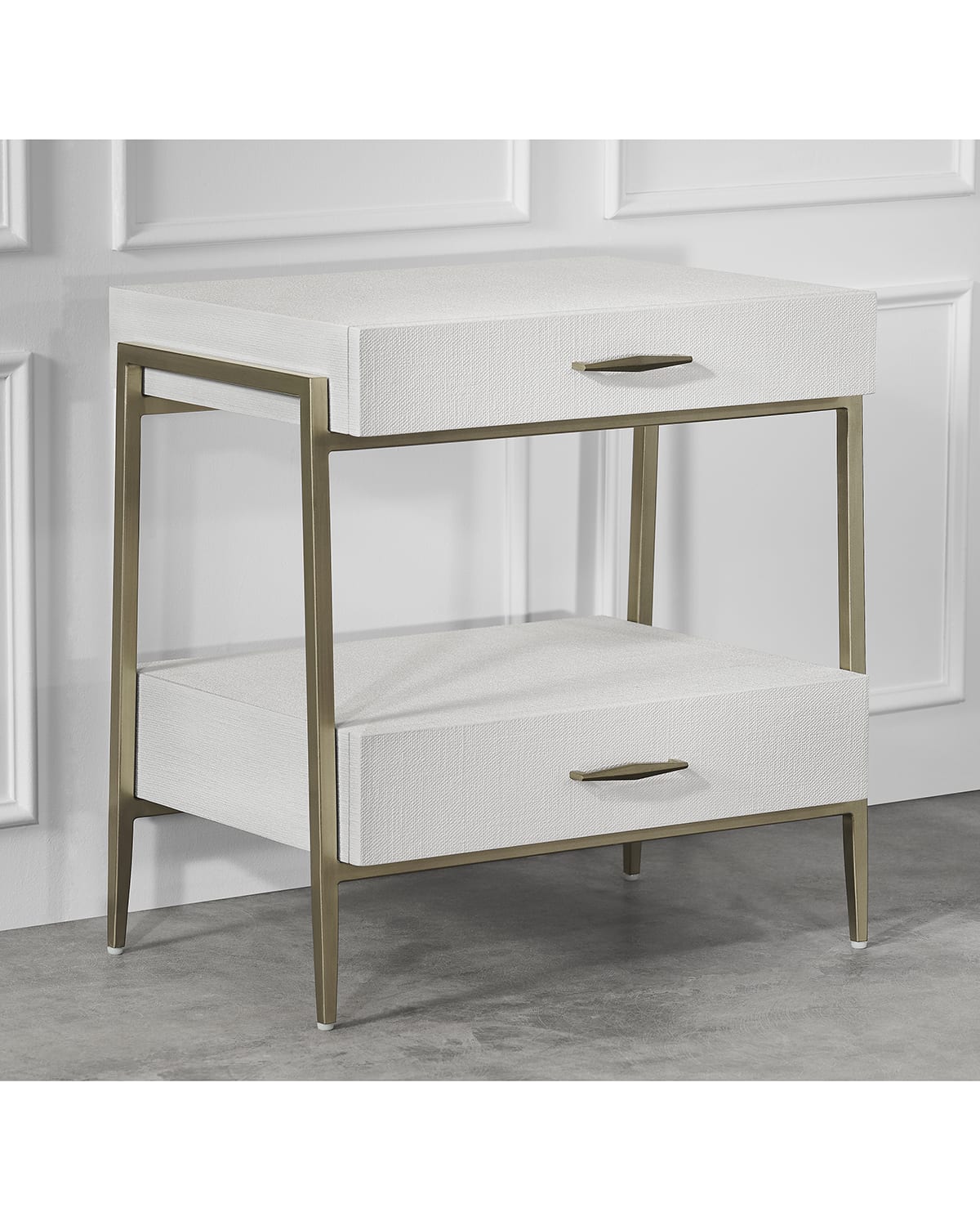 Interlude Home Taylor Small Bedside Chest Neiman Marcus