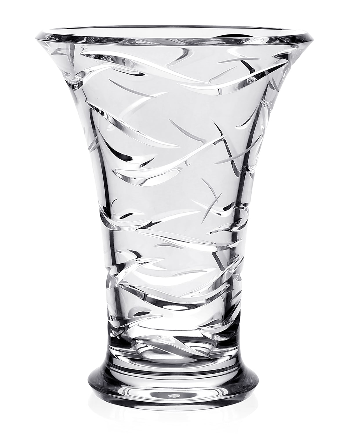 William Yeoward Crystal Vivian Square Footed Vase | Neiman Marcus