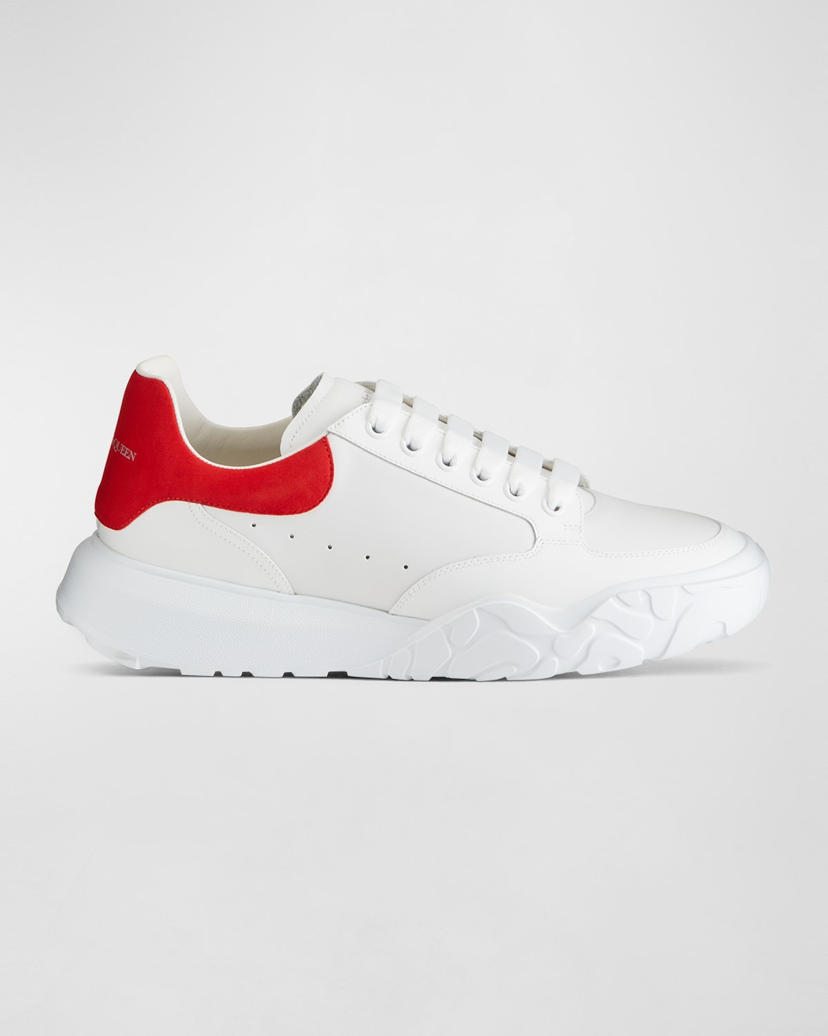 Alexander McQueen Black Cotton Chunky Sneakers main image 1