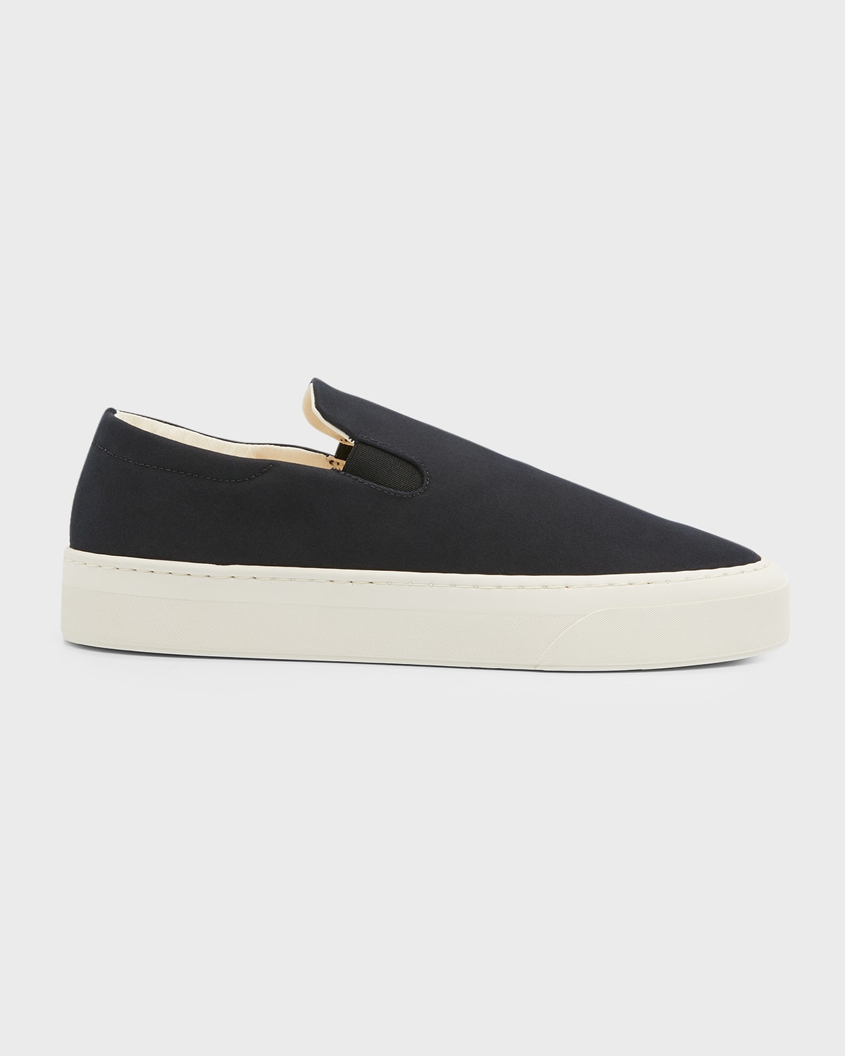 frye leather slip on sneakers