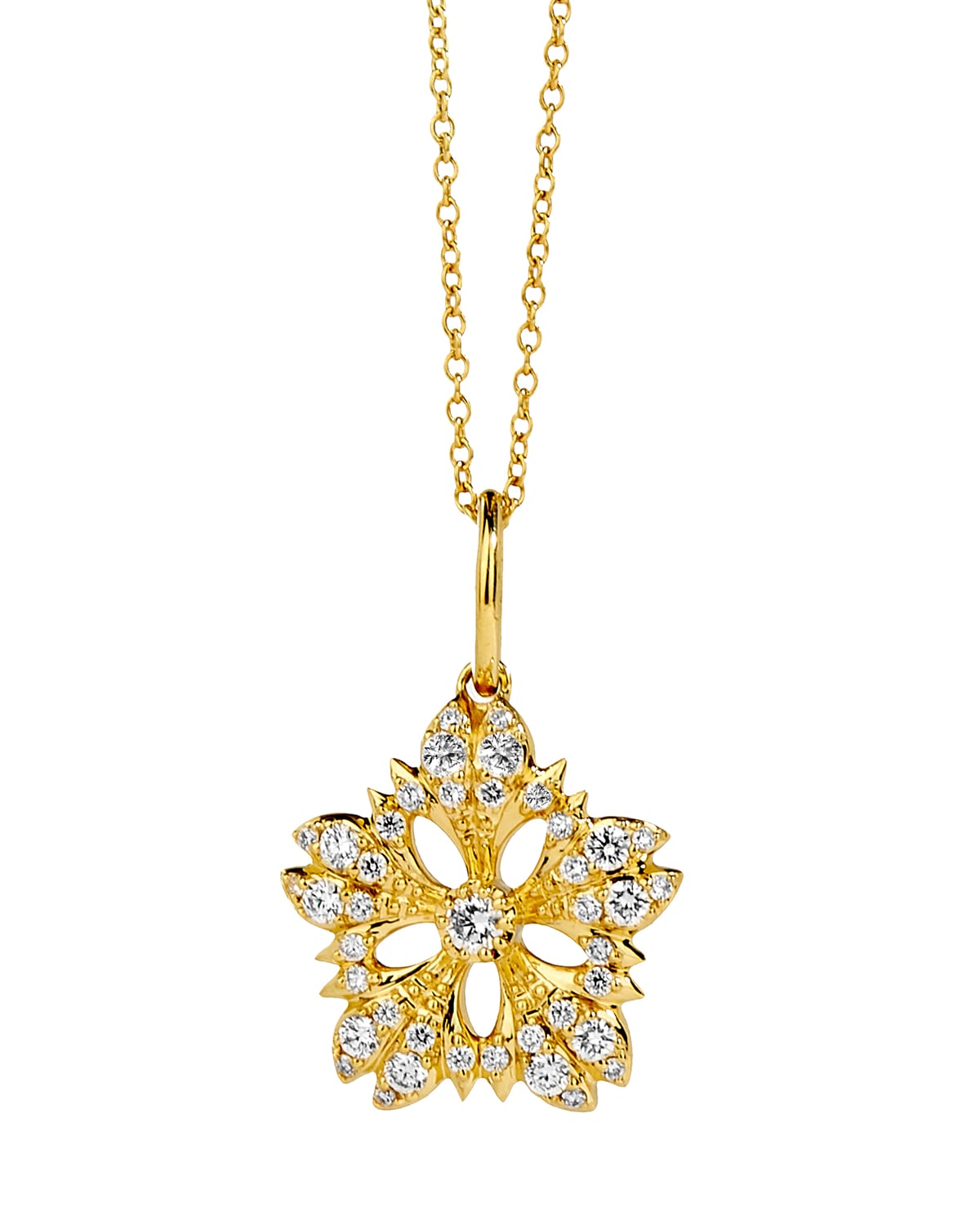 Syna 18k Yellow Gold Black Diamond Bead Necklace Neiman Marcus