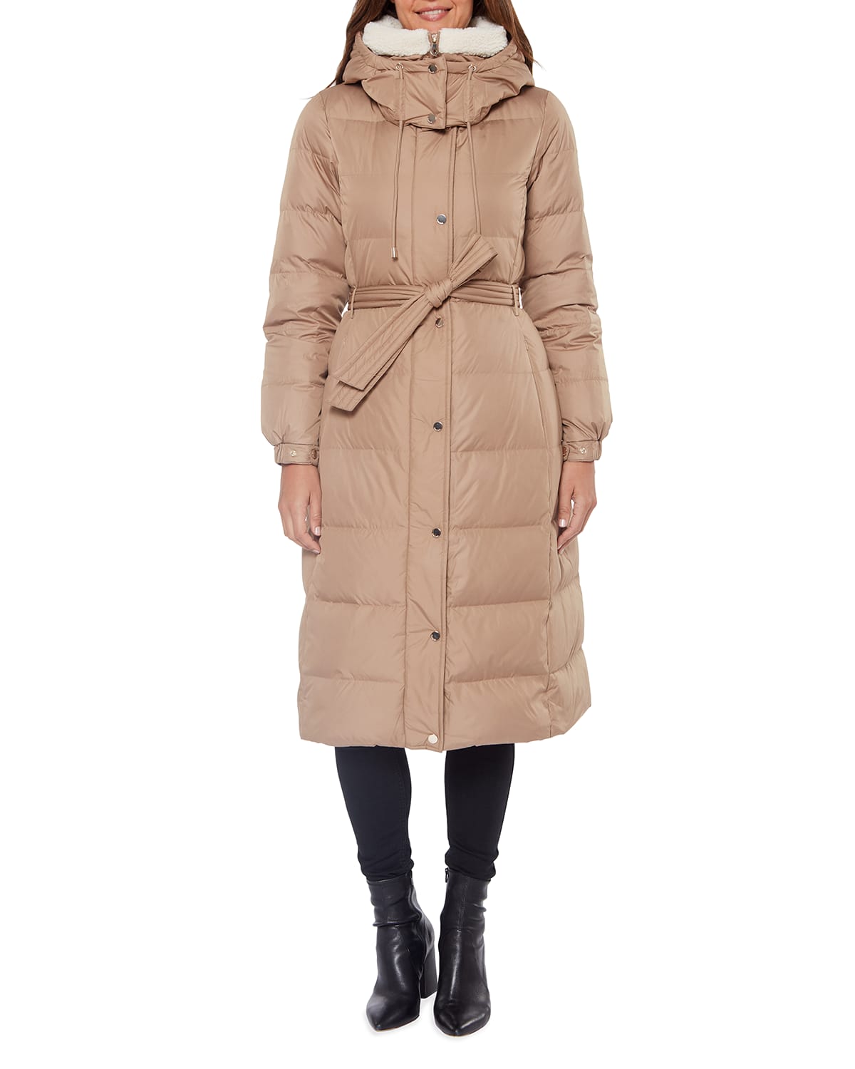 maxi down coat womens