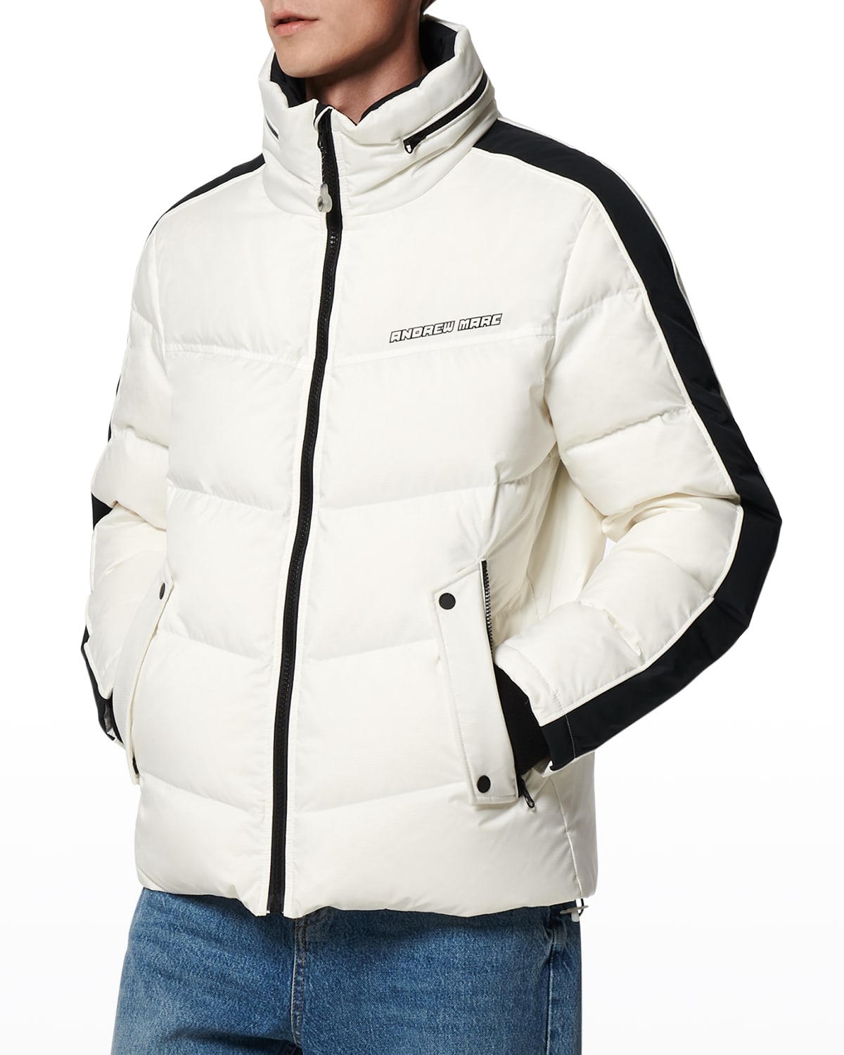 andrew marc puffer jacket mens