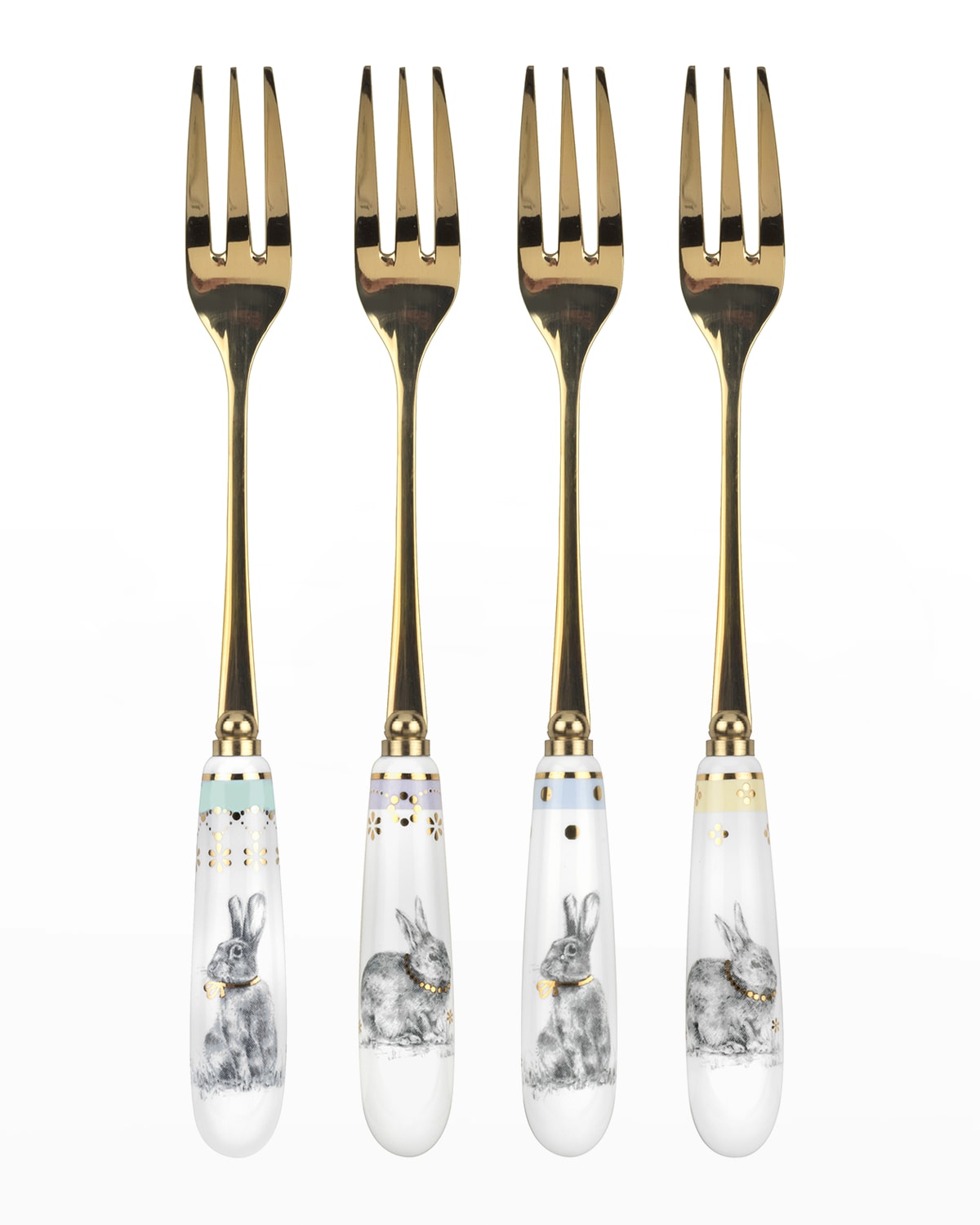 Portmeirion Chelsea Assorted Pastry Forks, Set of 4 Neiman Marcus