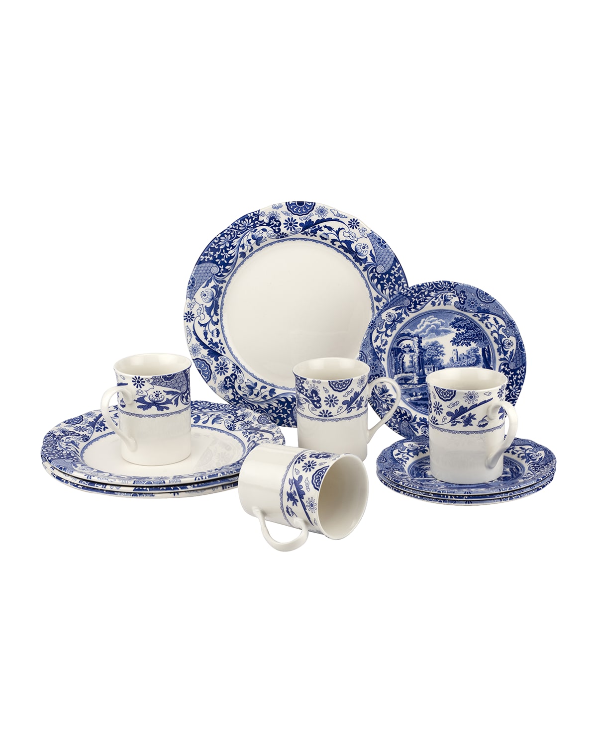 Spode Vintage Denim 16-Piece Dinnerware Set | Neiman Marcus