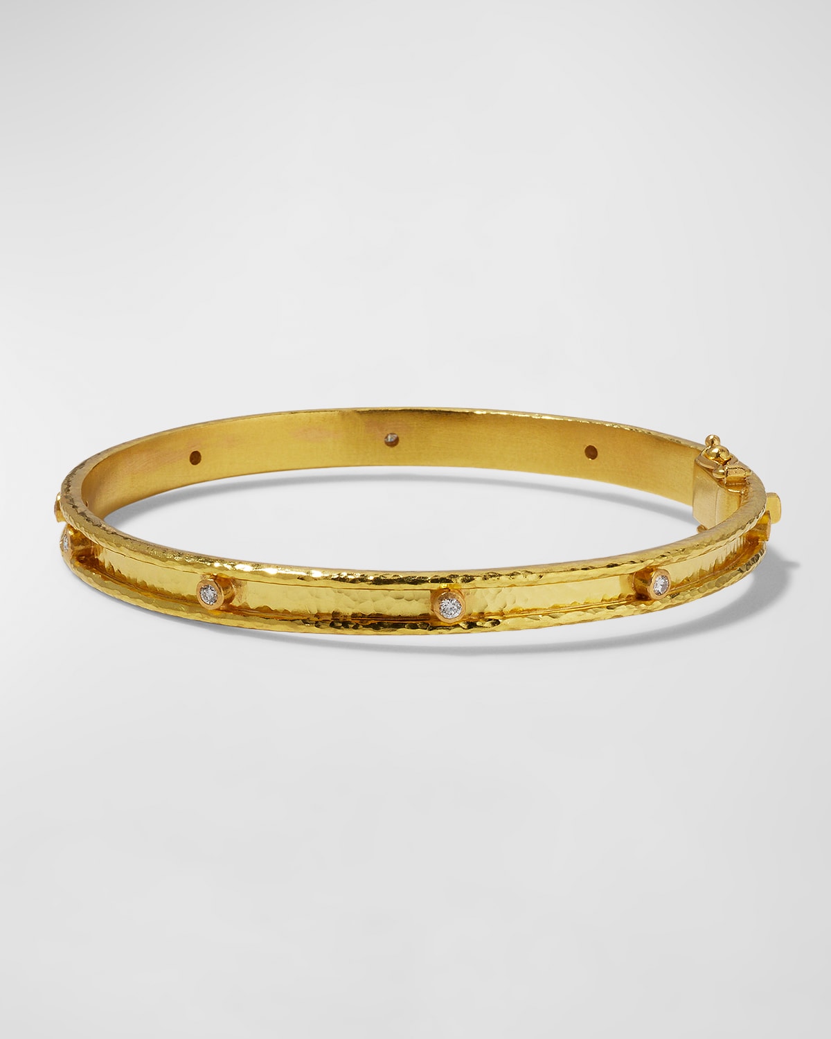 Elizabeth Locke 19k Narrow Bangle Bracelet | Neiman Marcus