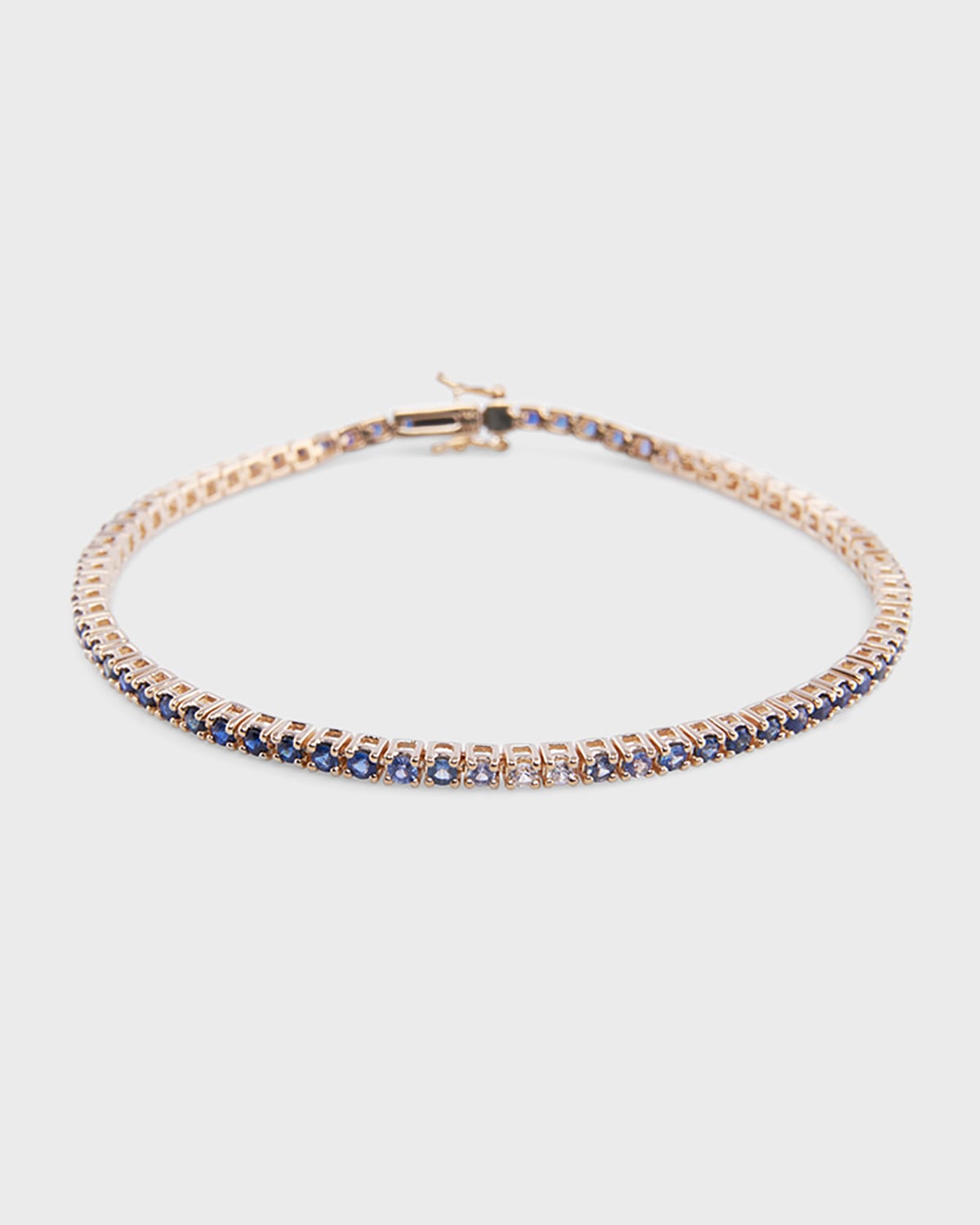 Stevie Wren 14k Gold Rainbow Ombre Tennis Bracelet Neiman Marcus