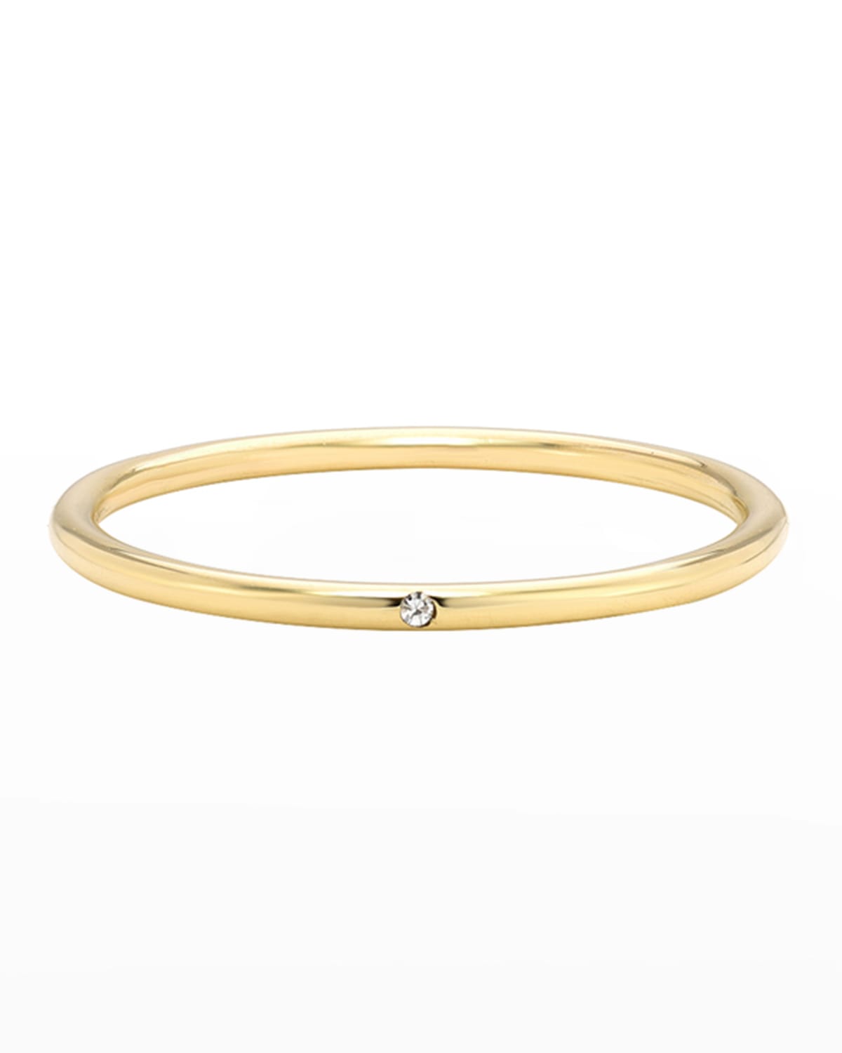 Zoe Lev Jewelry 14k Gold Thin Band Ring, Size 7 Neiman Marcus