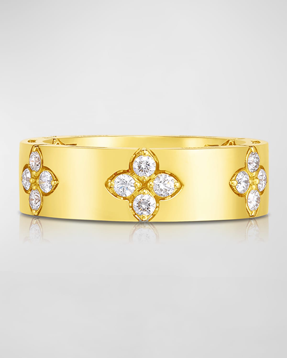 18K WG LOVE IN VERONA DIAMOND OPEN FRAME PAVE RING main image 1